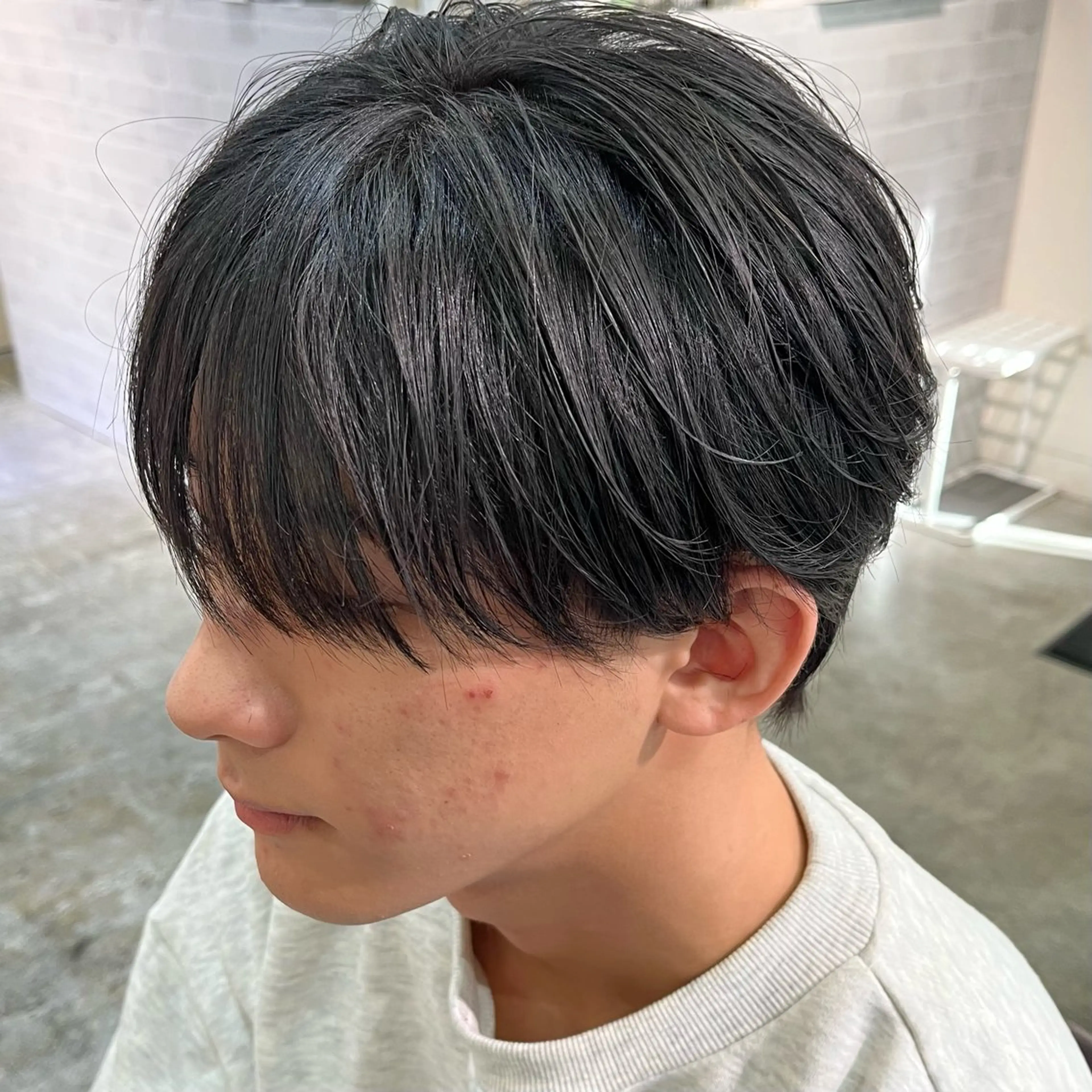 メンズ カット フェザーパーマ🌙 毛流れ yuzukiのヘアスタイル