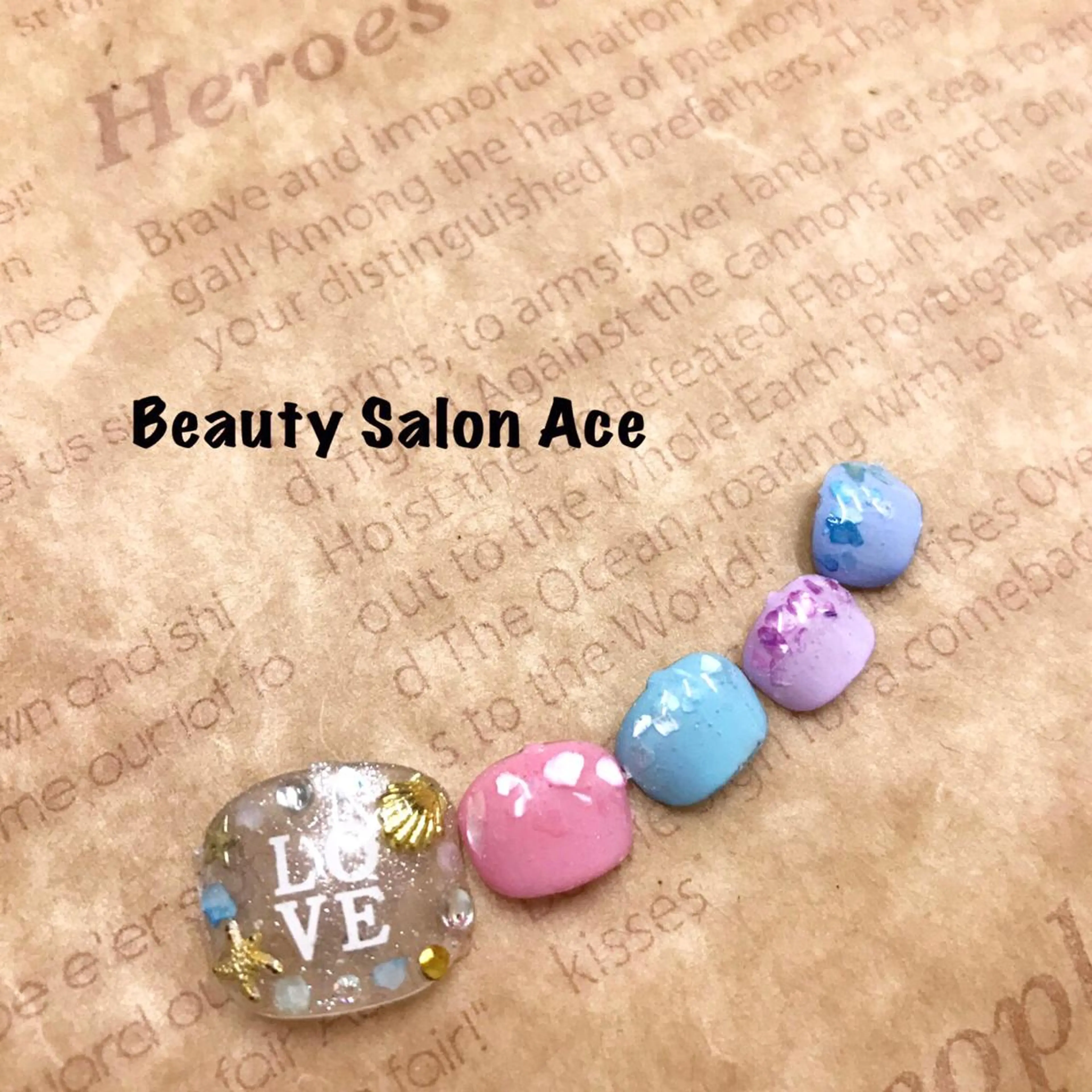 ネイル フットネイル 池袋フィルイン Ace♡Nailのネイルデザイン