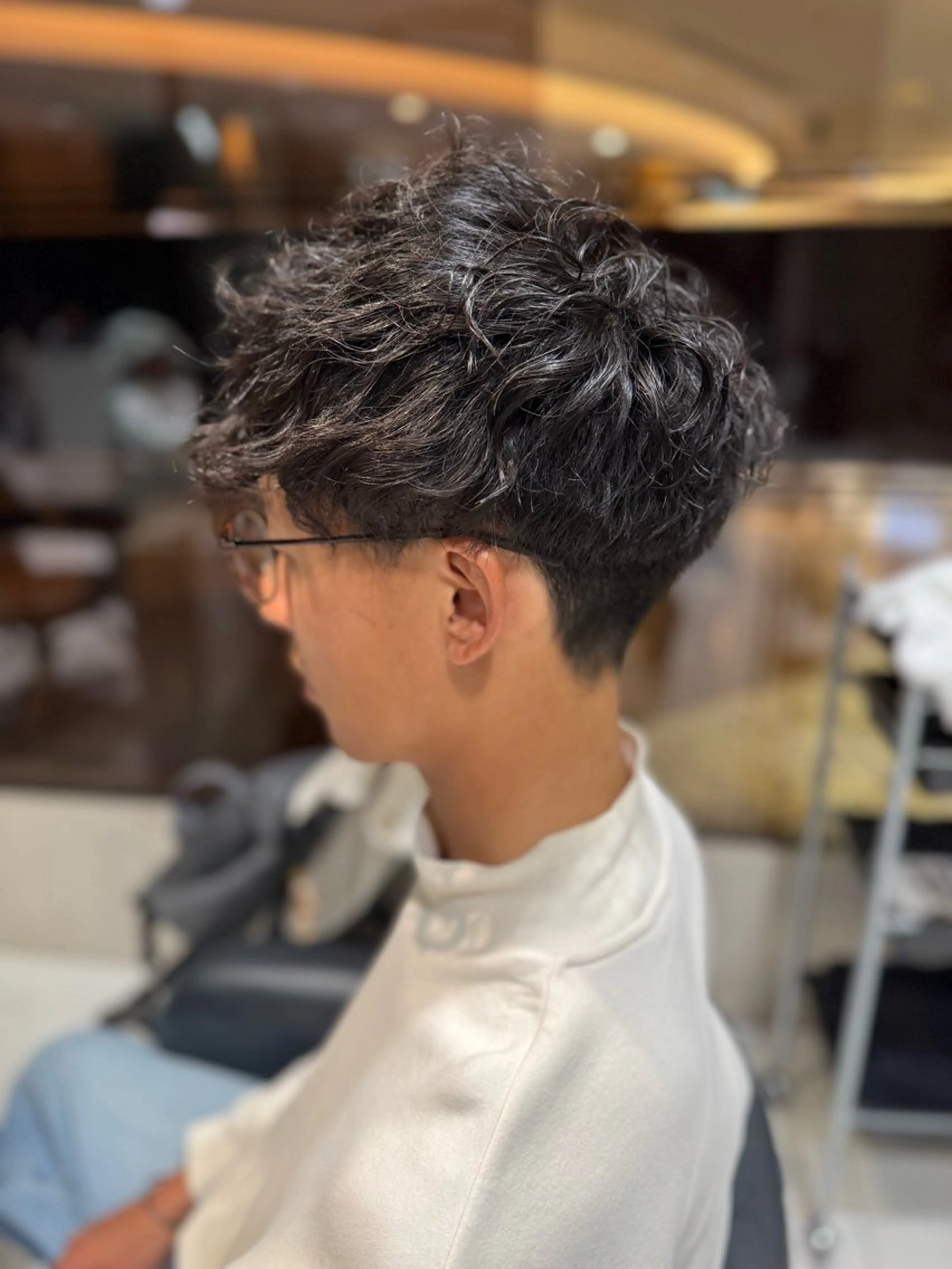 『朝ラク◎』カット＋ゆるめスパイラルパーマの写真