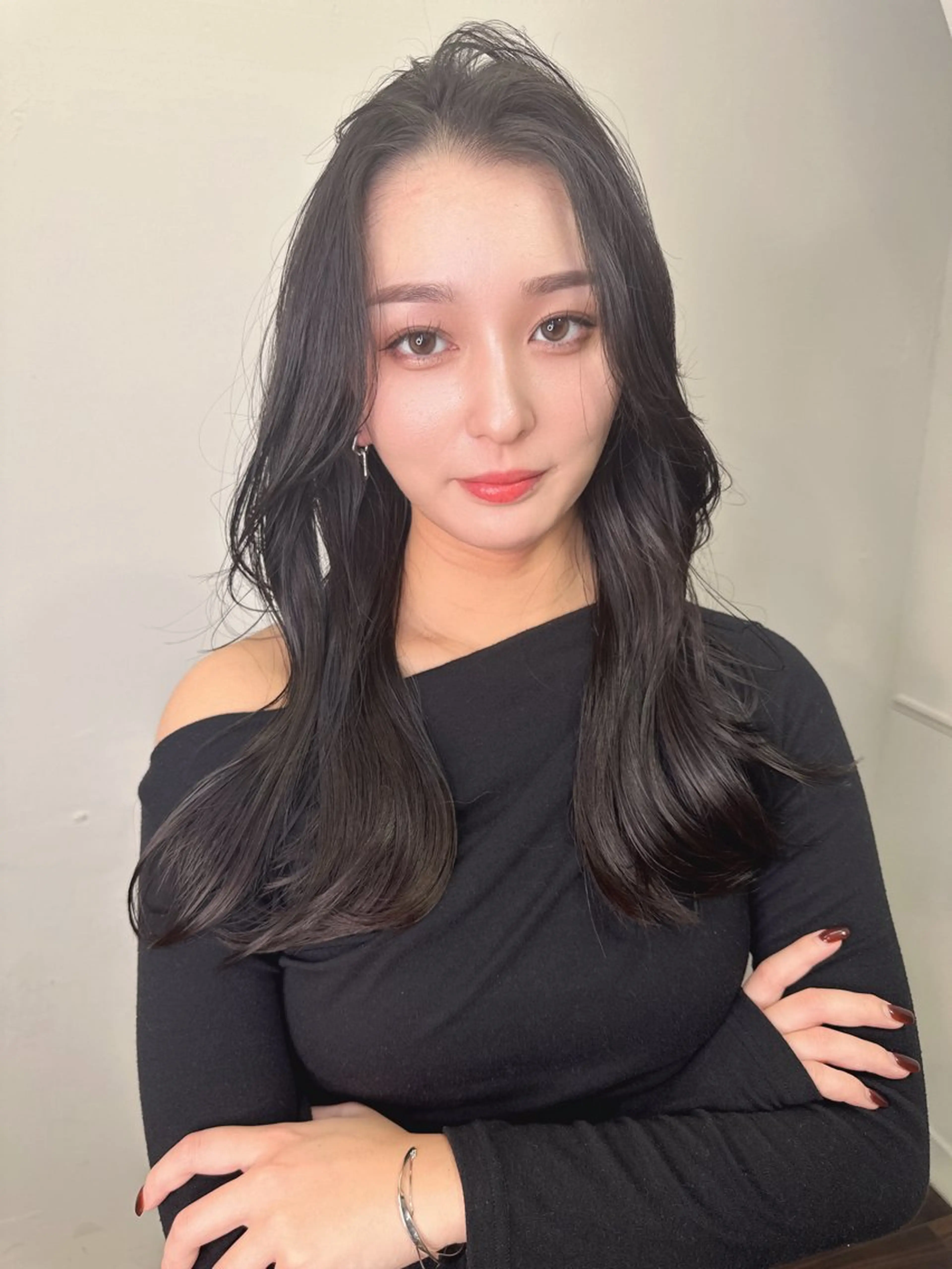 ロング カラー カット ヘアカラー トリートメント ワンホン/エクステ ケラチン/Kaitoのヘアスタイル