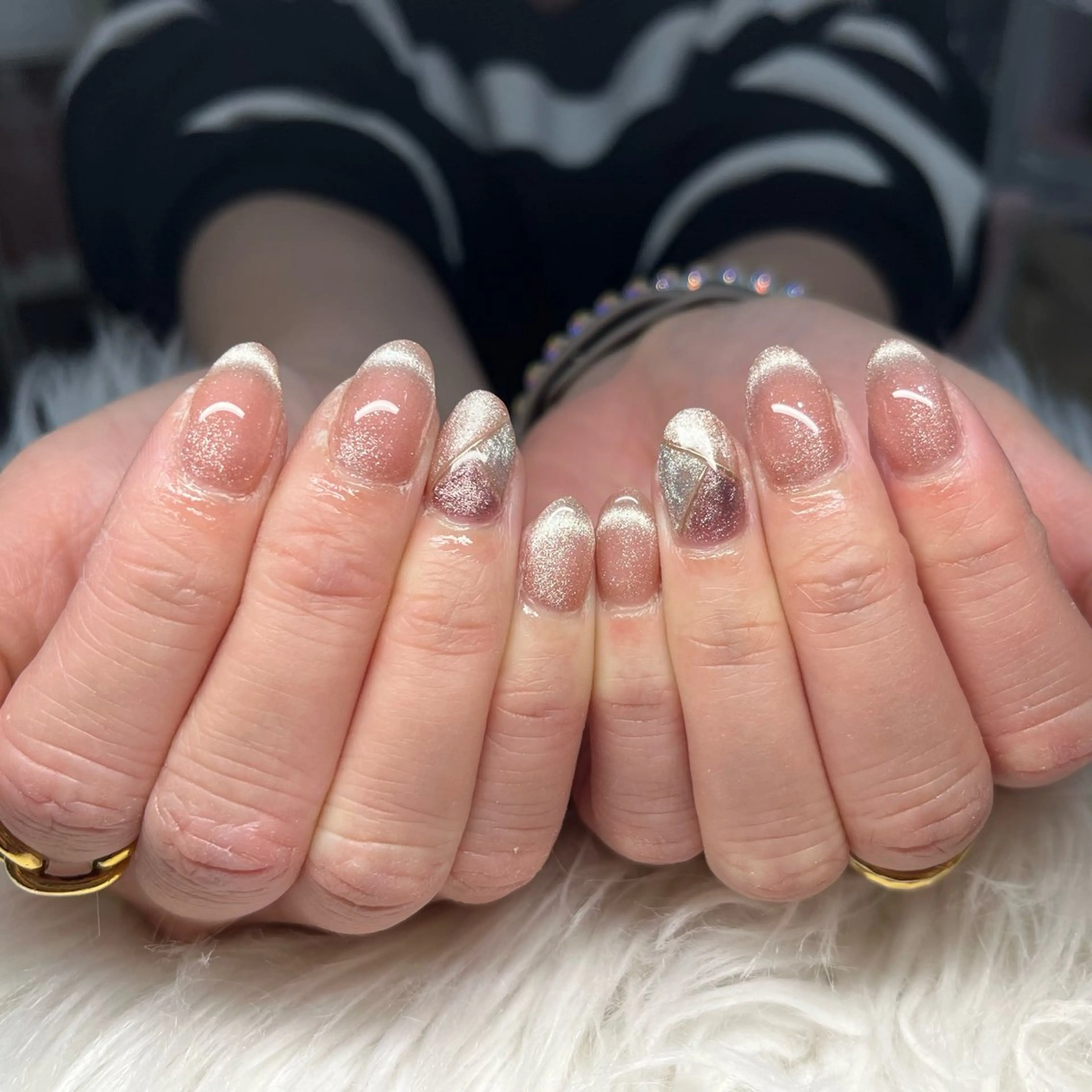 ネイル マグネットネイル はあとねいる福島店 SAKIのネイルデザイン