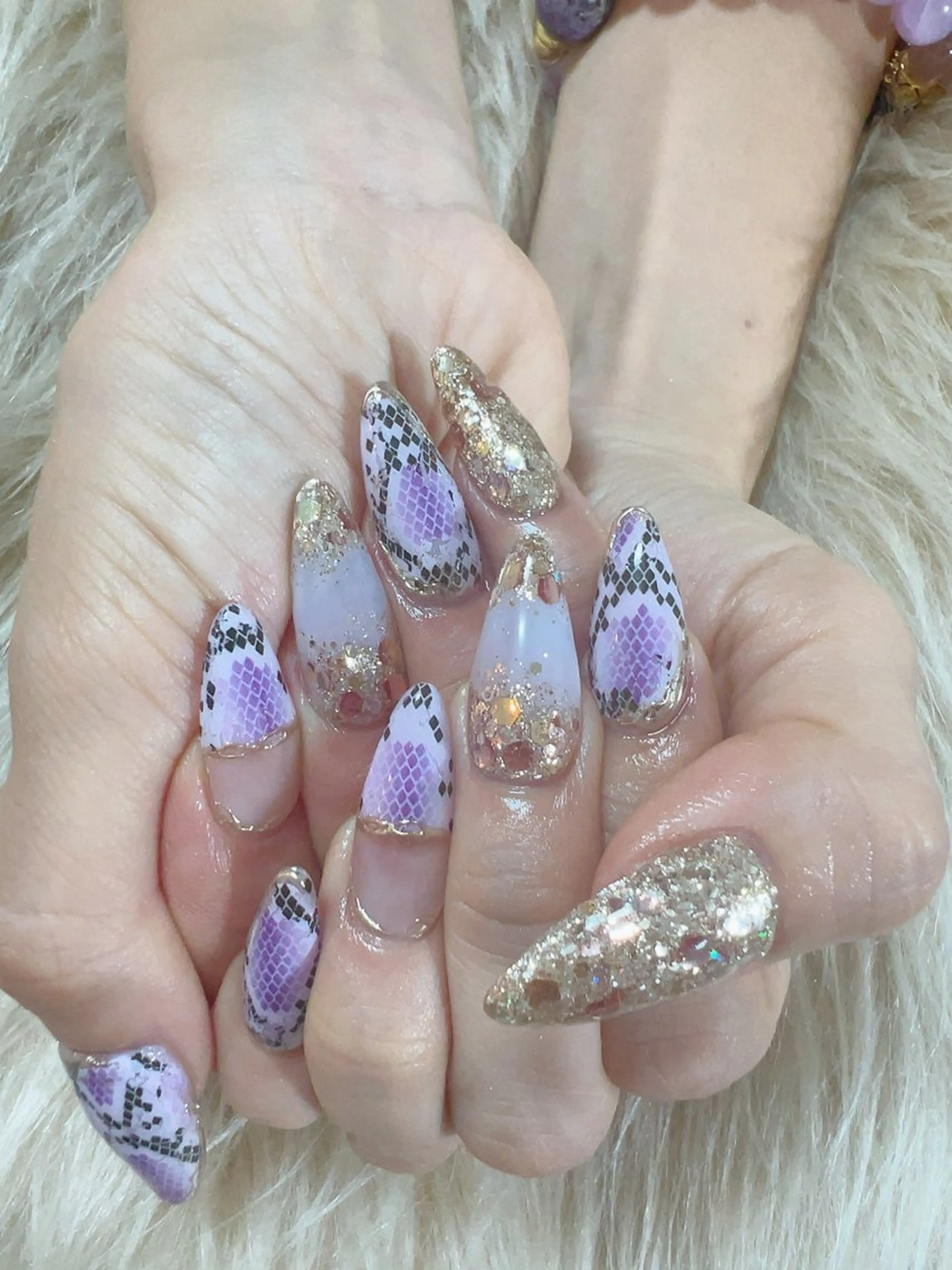 ネイル Koa woodのネイルデザイン