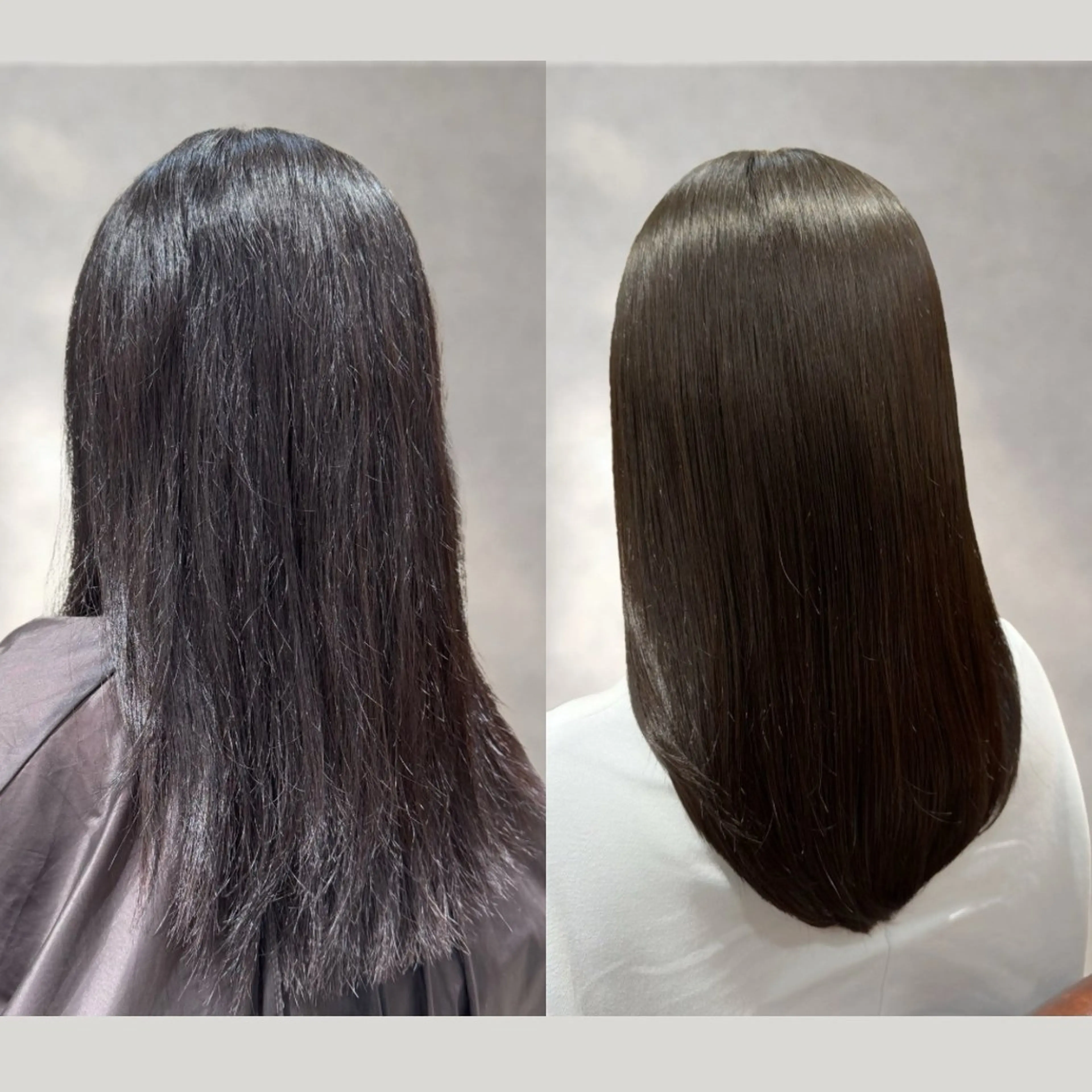 セミロング 髪質改善 トリートメント 酸熱トリートメント 髪質改善メニュー 長井 美佐子のヘアスタイル