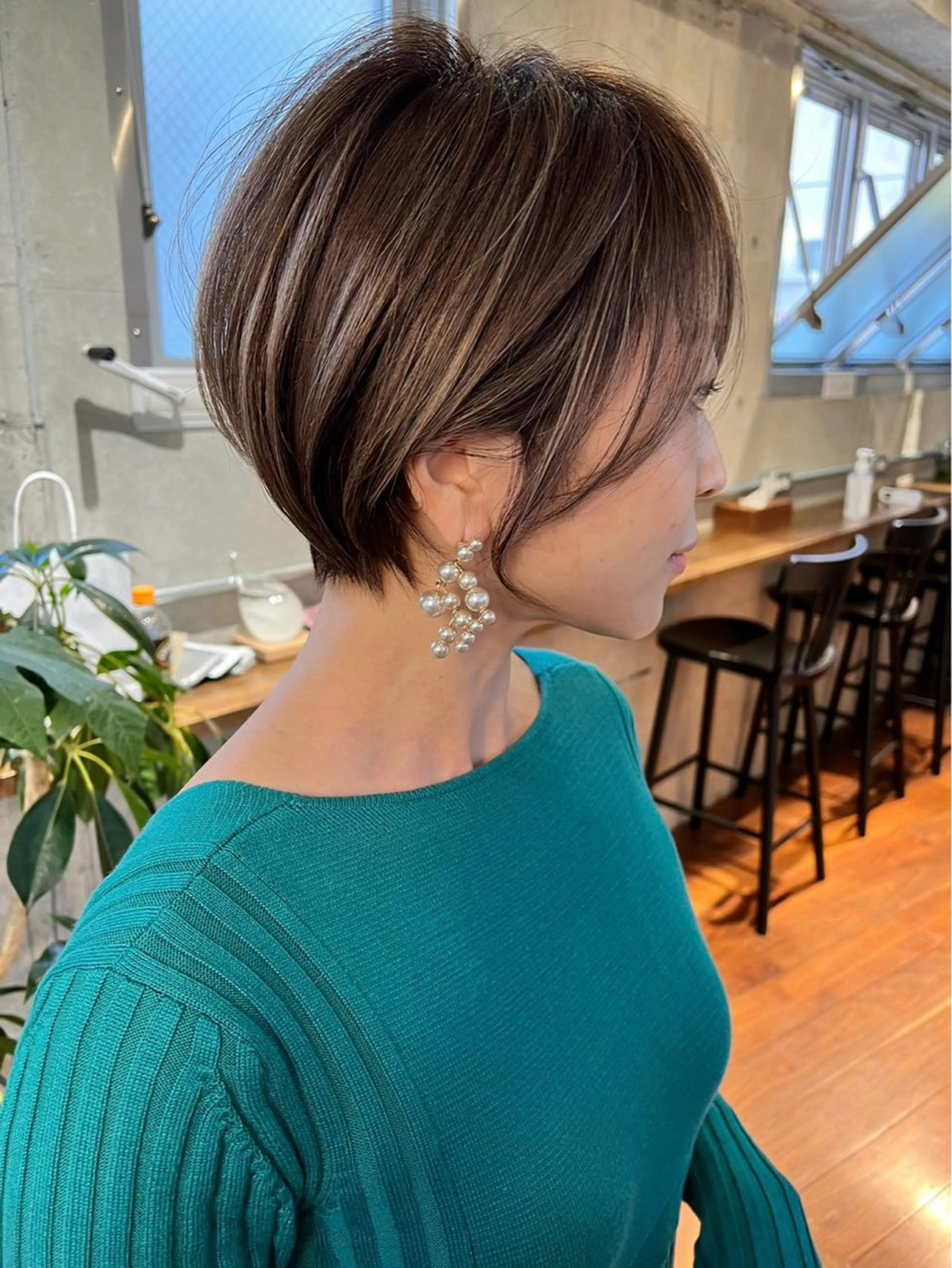 ショート カラー カット ヘアカラー トリートメント ハイライトNo.1☆ ゆうのヘアスタイル