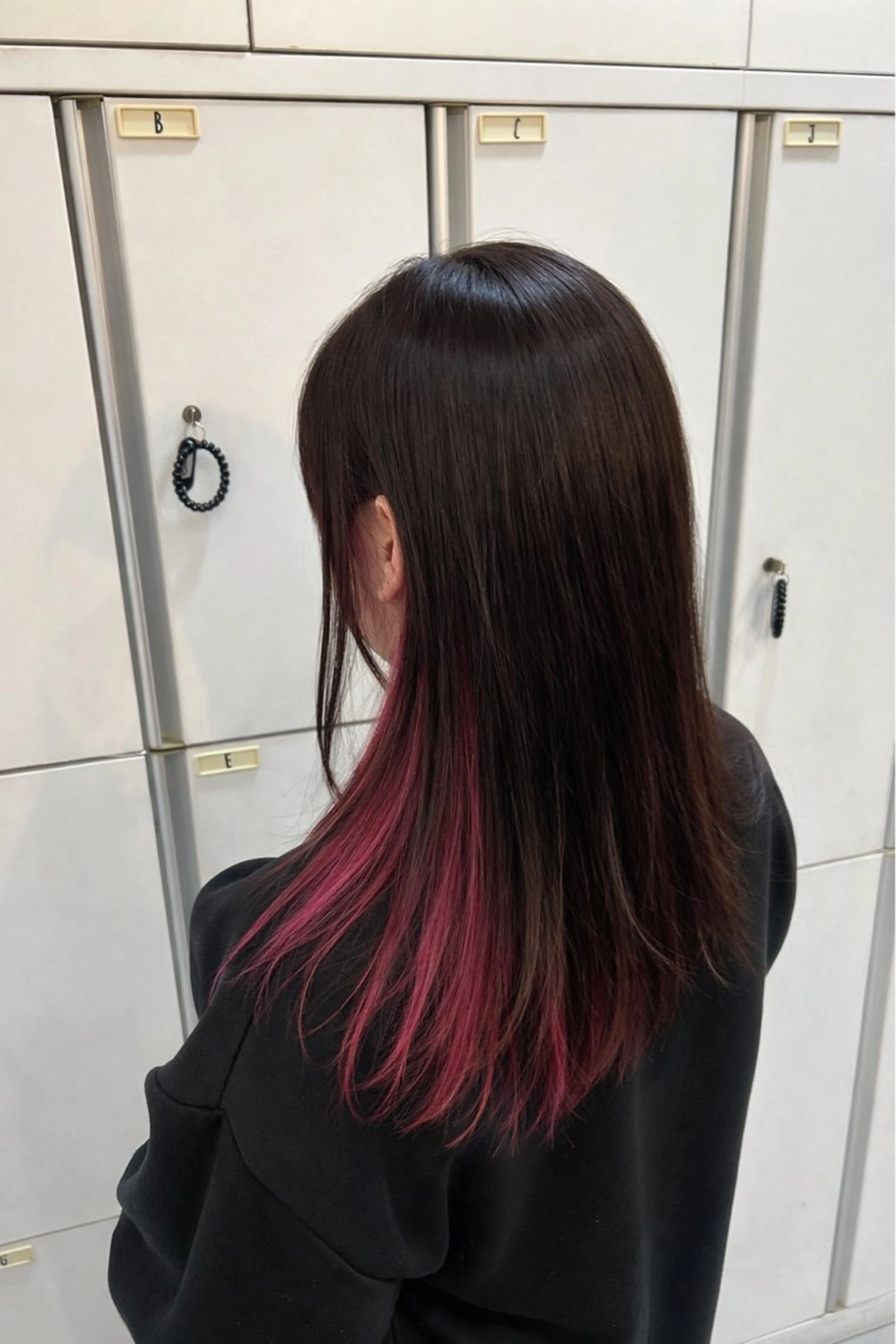 ロング カラー インナー/2次元/ 推しカラー/しゅうとのヘアスタイル