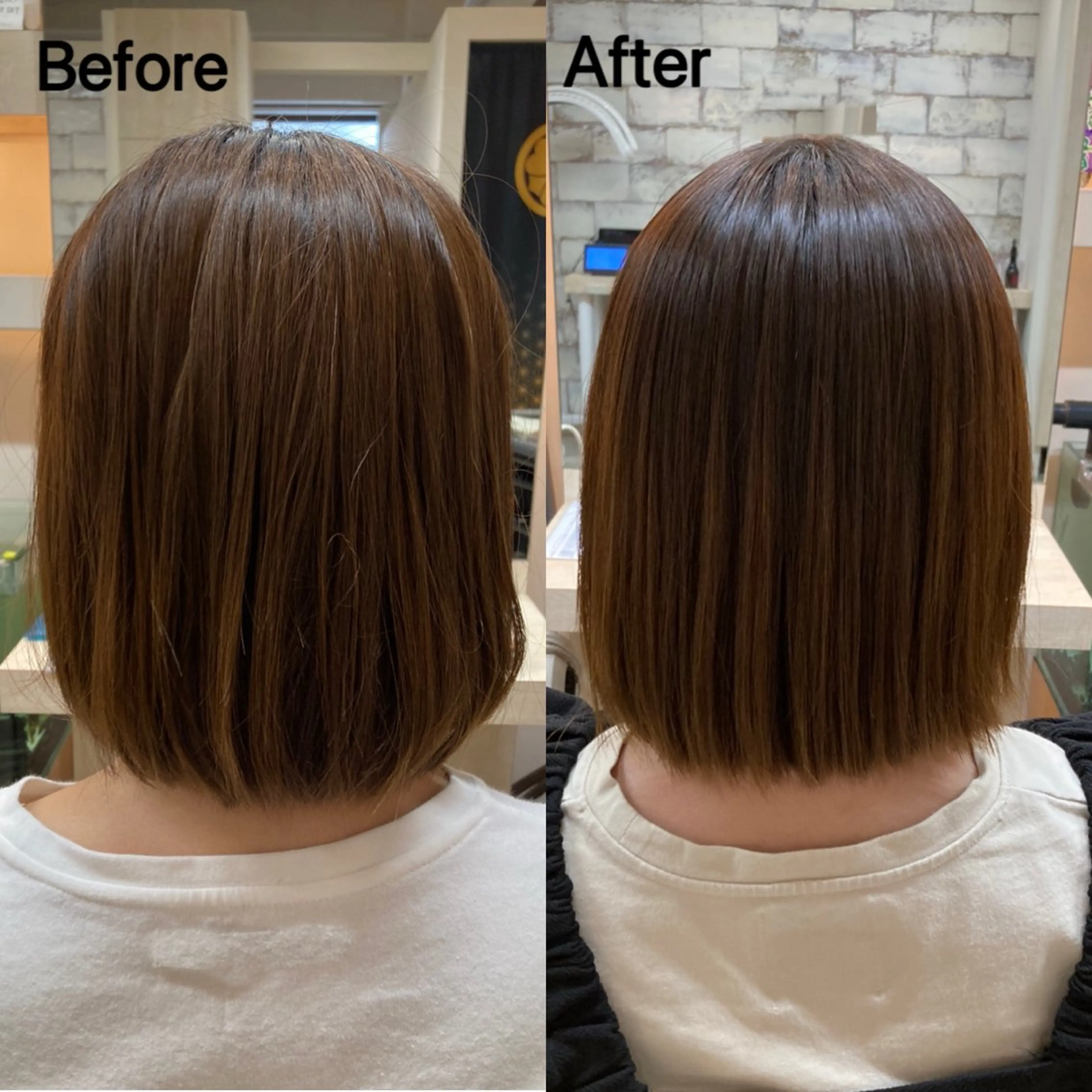 カット 縮毛矯正 HAIRLOUNGESoleil六本木所属・Soleil 🌷ハナ🌷のヘアスタイル