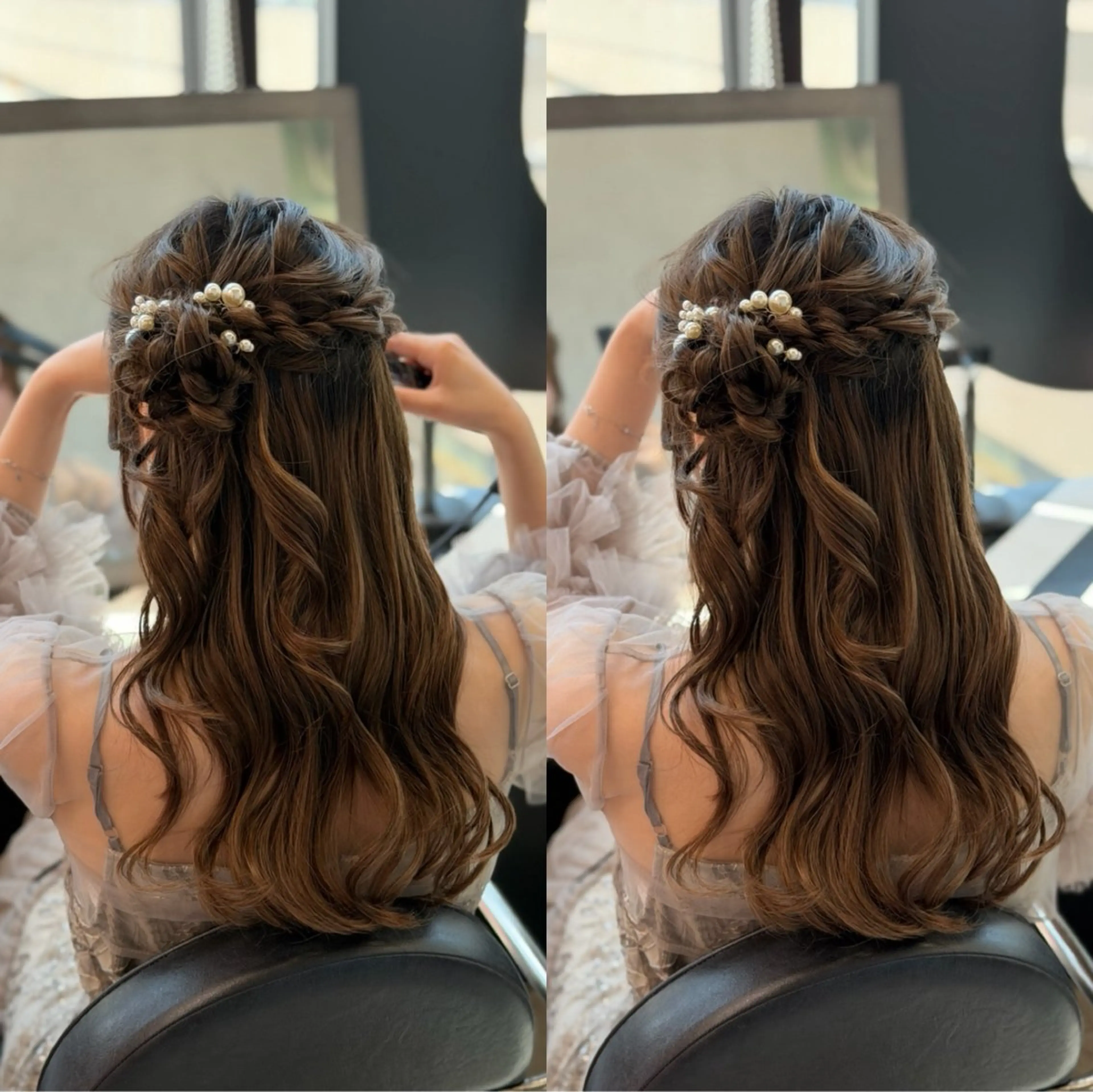 ロング ヘアアレンジ ヘアセット 梅田茶屋町ヘアセット 🎀RIONA🎀のヘアスタイル