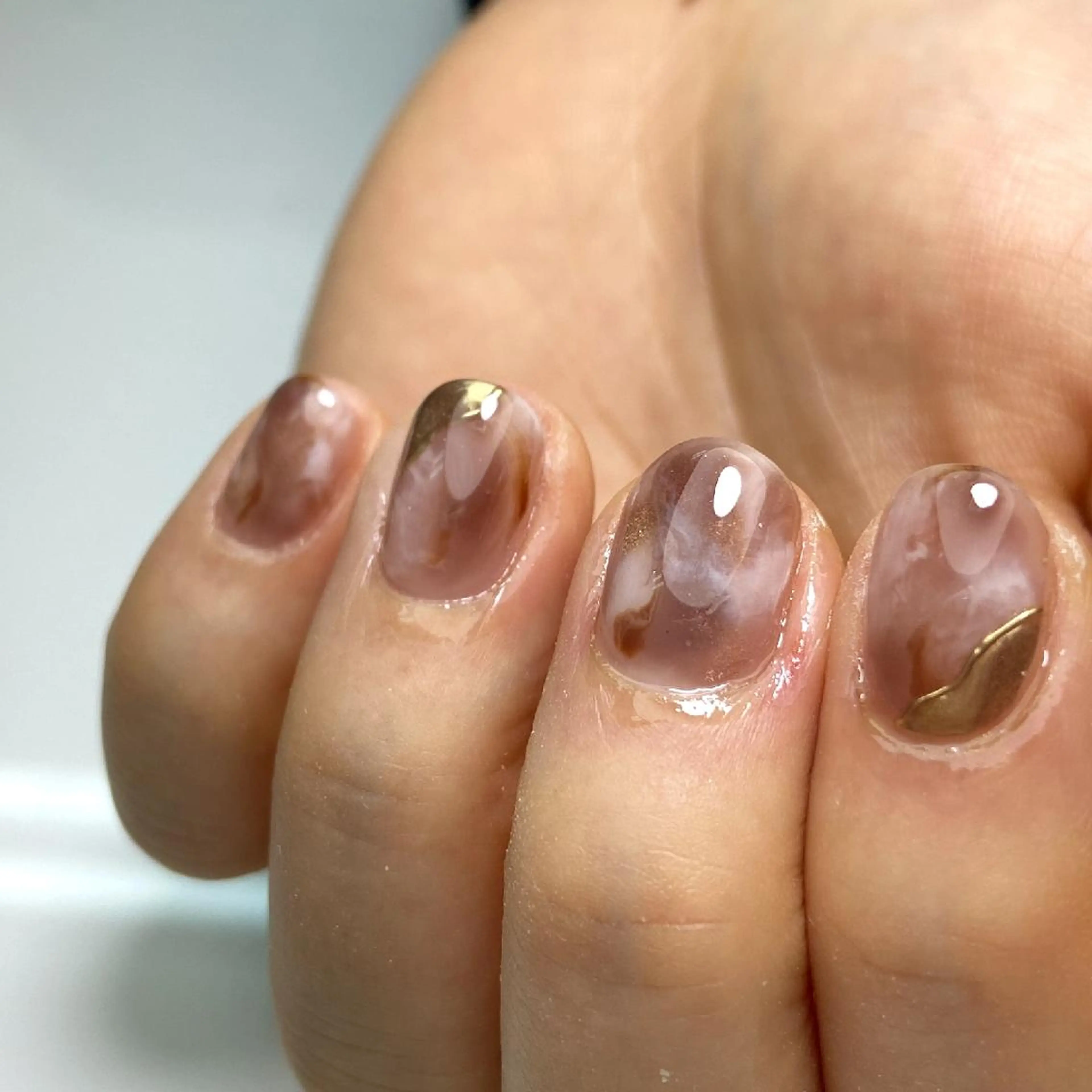 ネイル アートネイル ニュアンスネイル nail salon Lumièreのネイルデザイン