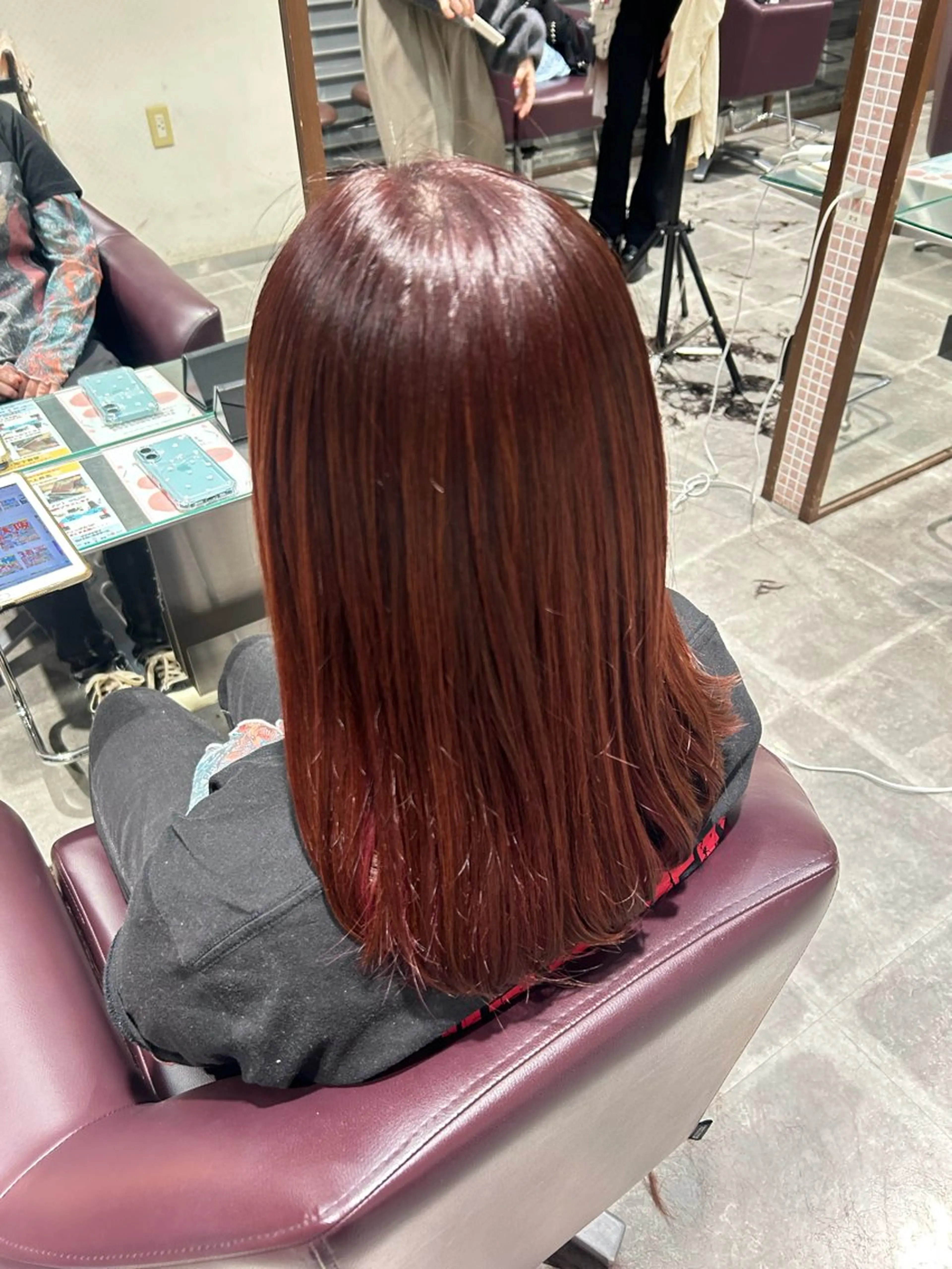 ミディアム カラー カットモデル 天王寺🤍haruのヘアスタイル