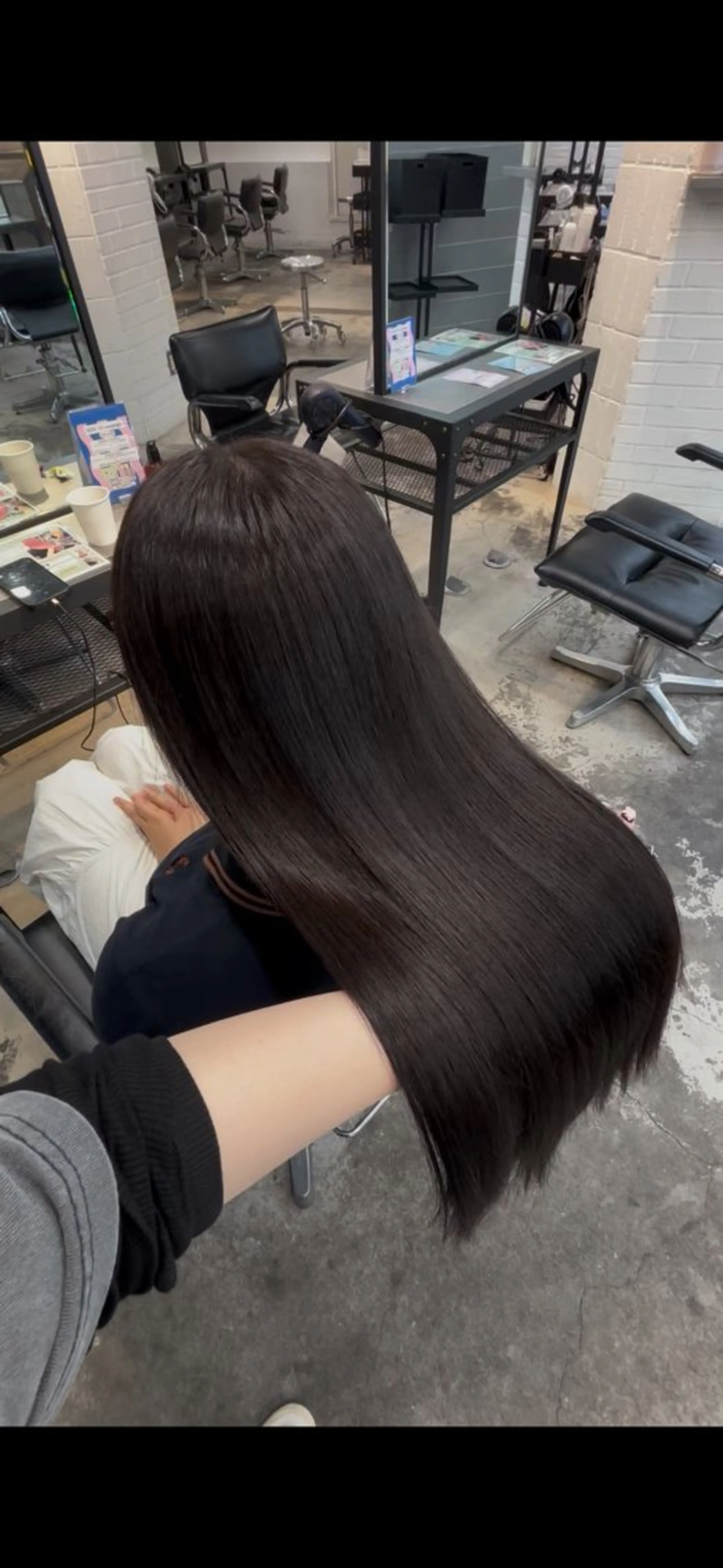 ロング カラー 縮毛矯正 トリートメント ダメージレス艶髪 🦋MISAKI🦋のヘアスタイル