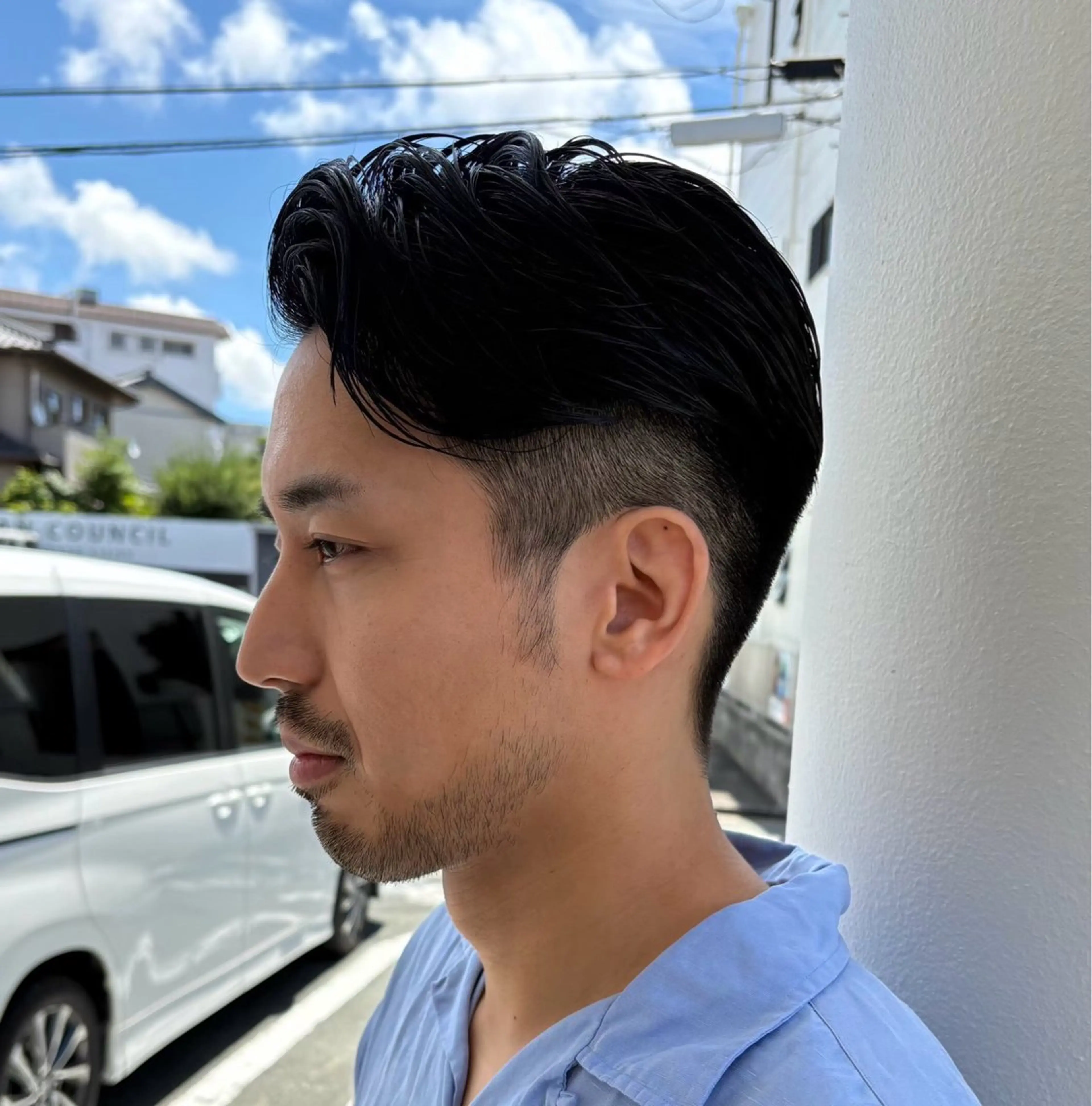 ショート パーマ メンズ 榊原 貫太のヘアスタイル