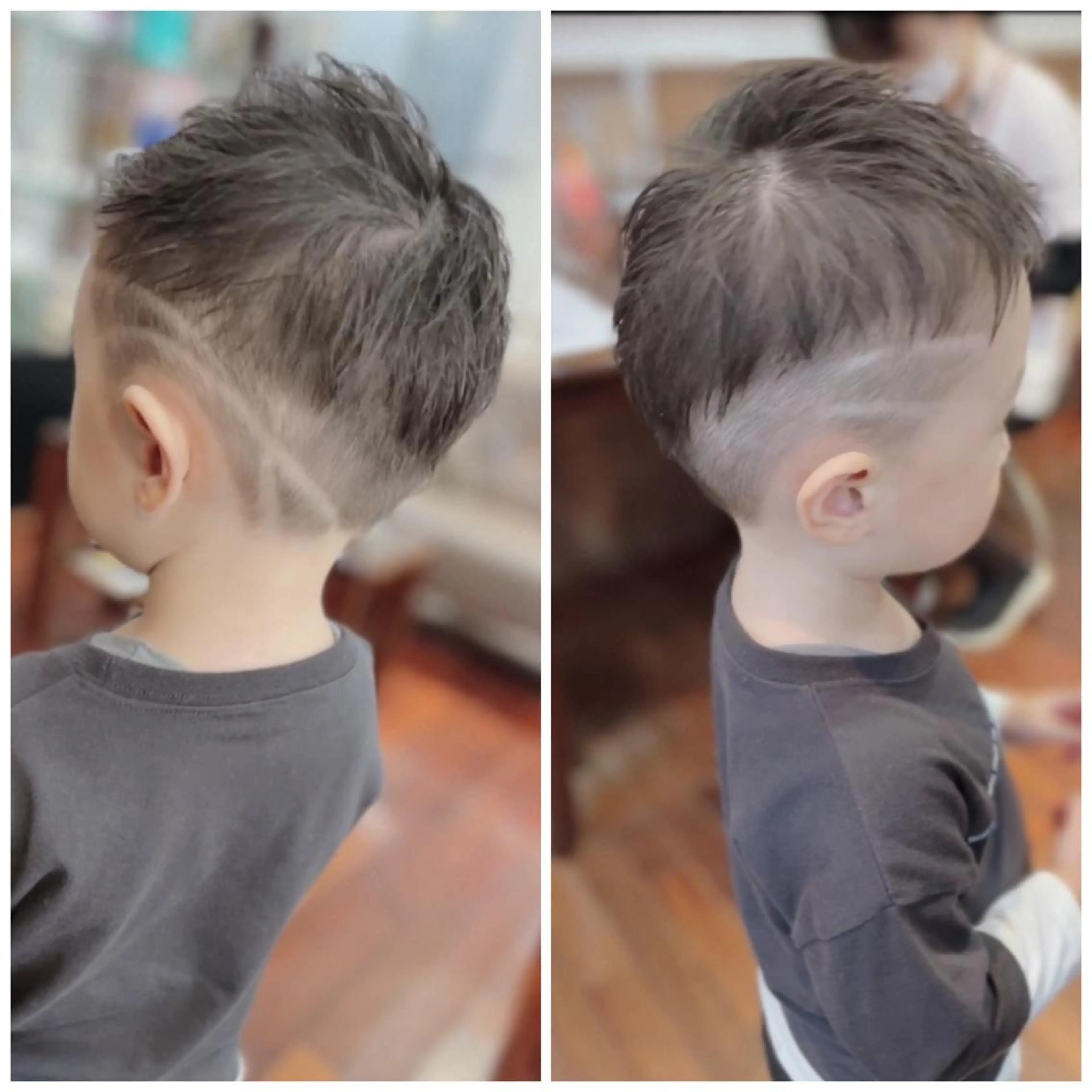ショート メンズ キッズ 刈り上げ 福見 美保のヘアスタイル