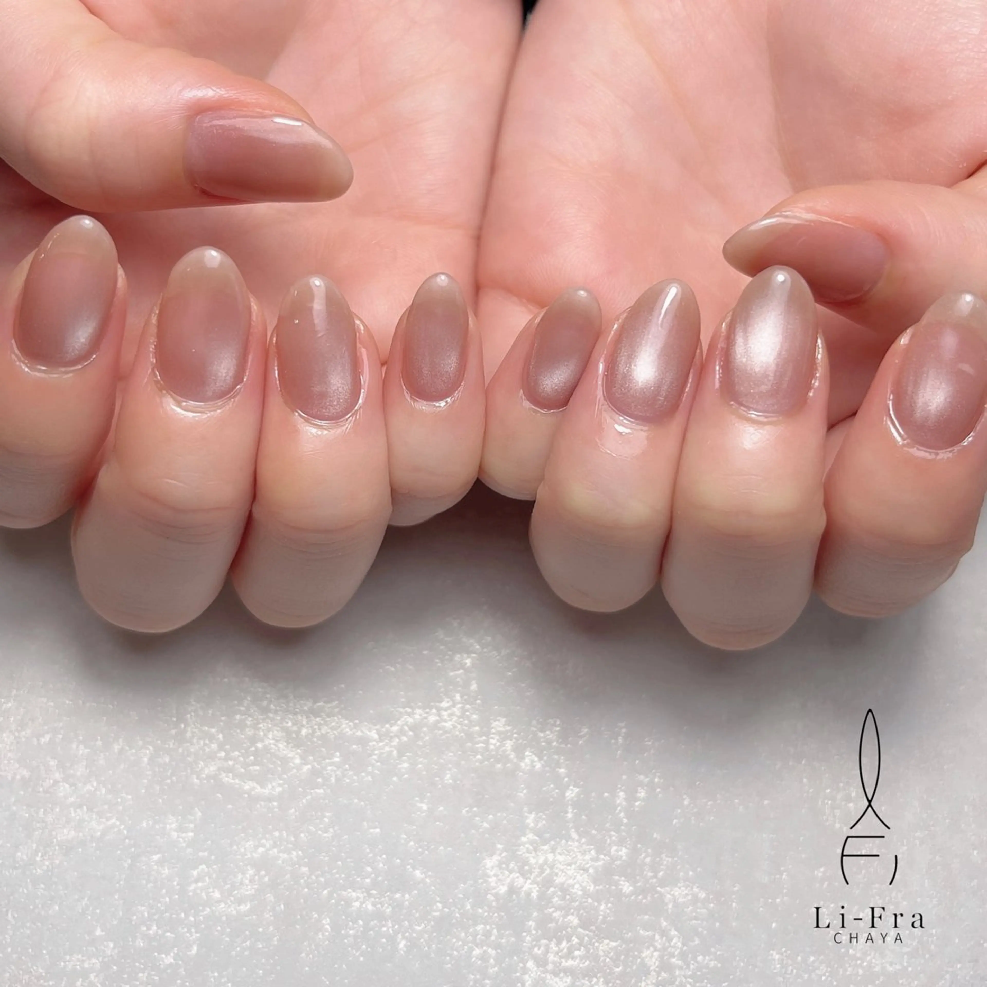 ネイル マグネットネイル ハンドネイル フットネイル Li-Fra JINNOのネイルデザイン