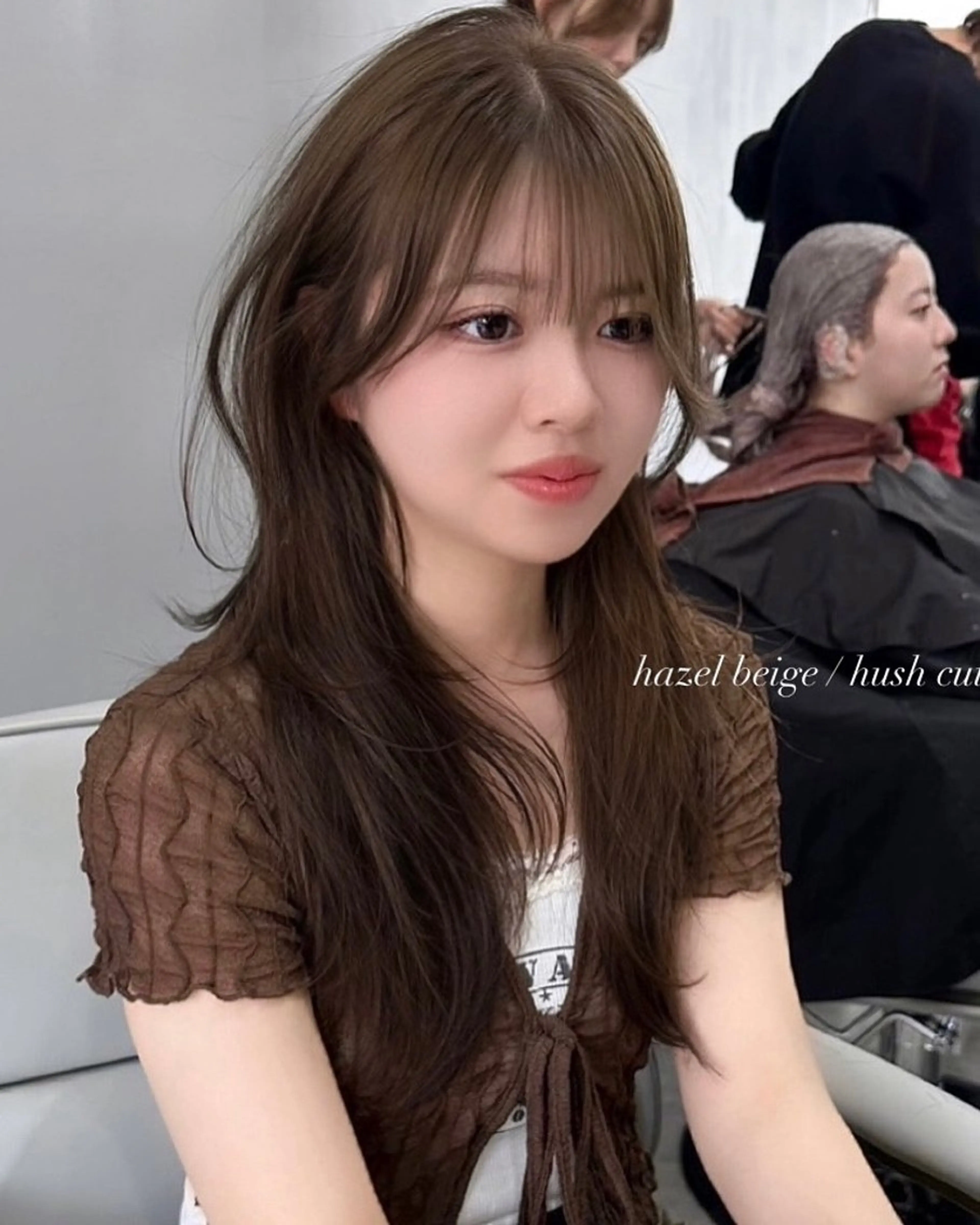 ロング カラー ヘアアレンジ カット ヘアカラー トリートメント ヘアセット 🫧🇰🇷韓国ヘア レイヤー🐺Yutaのヘアスタイル