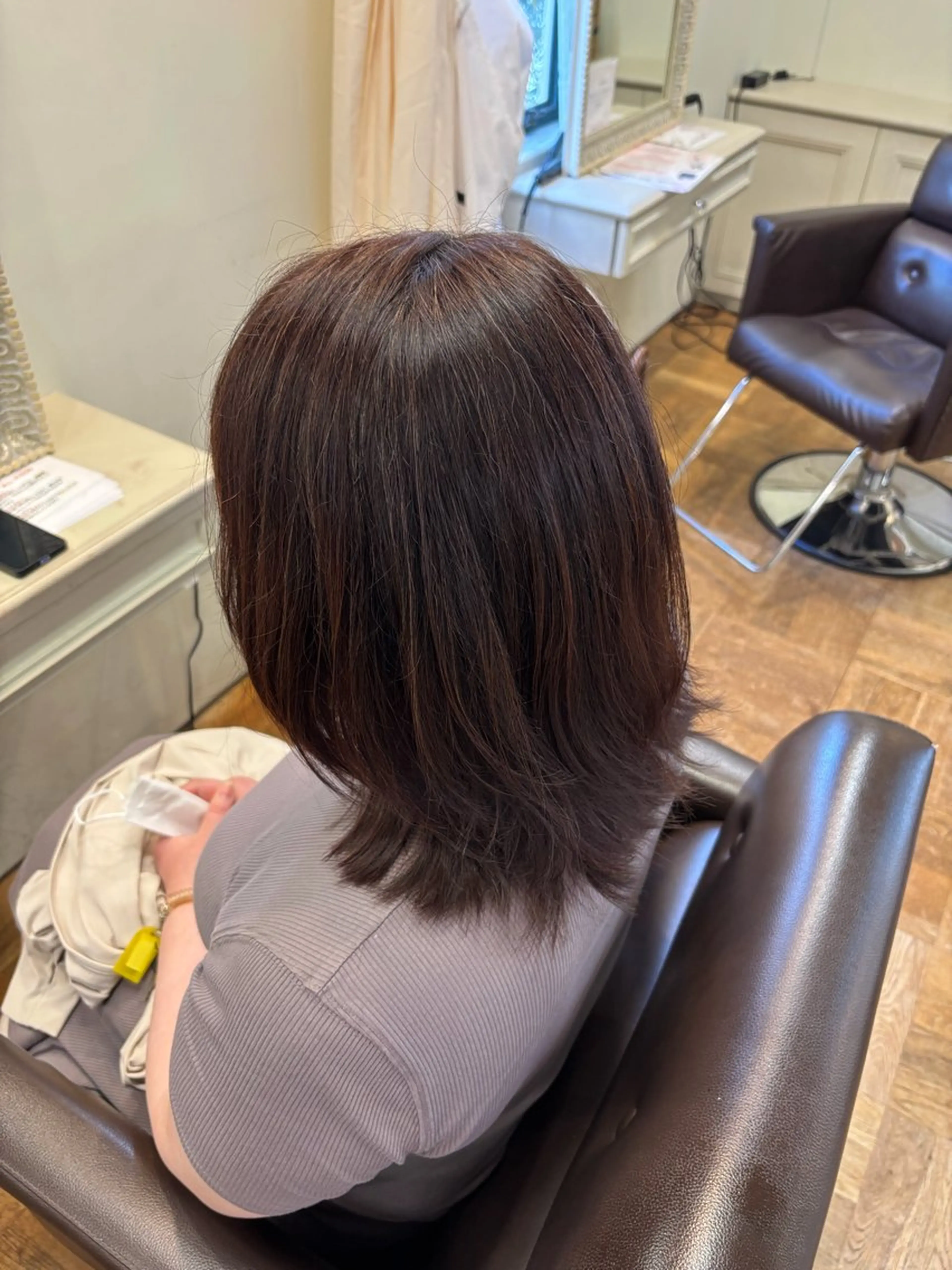 ミディアム 古川 心のヘアスタイル
