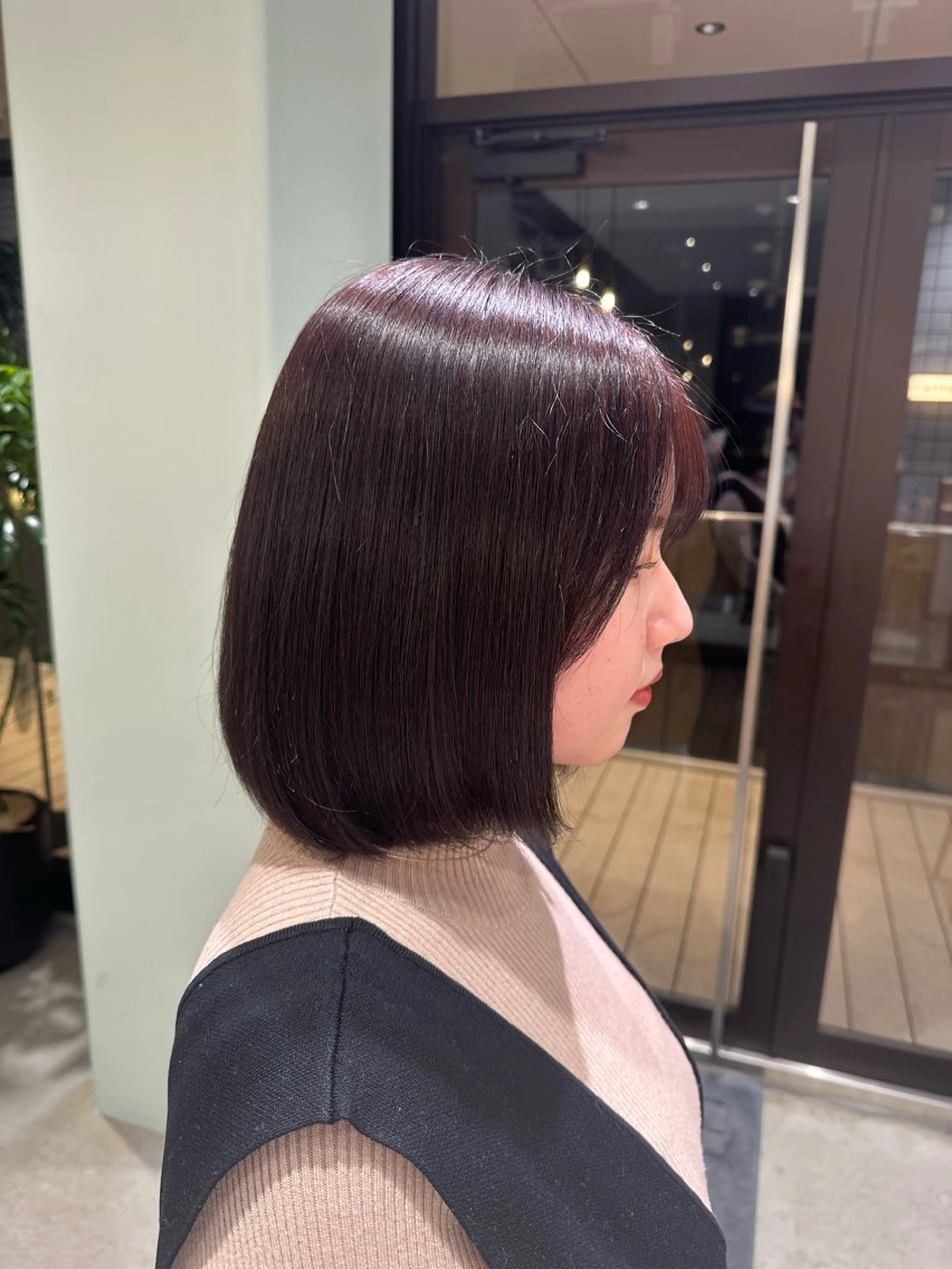 ミディアム ヘアカラー 🍇透明感カラー/ カットひかる🍒のヘアスタイル