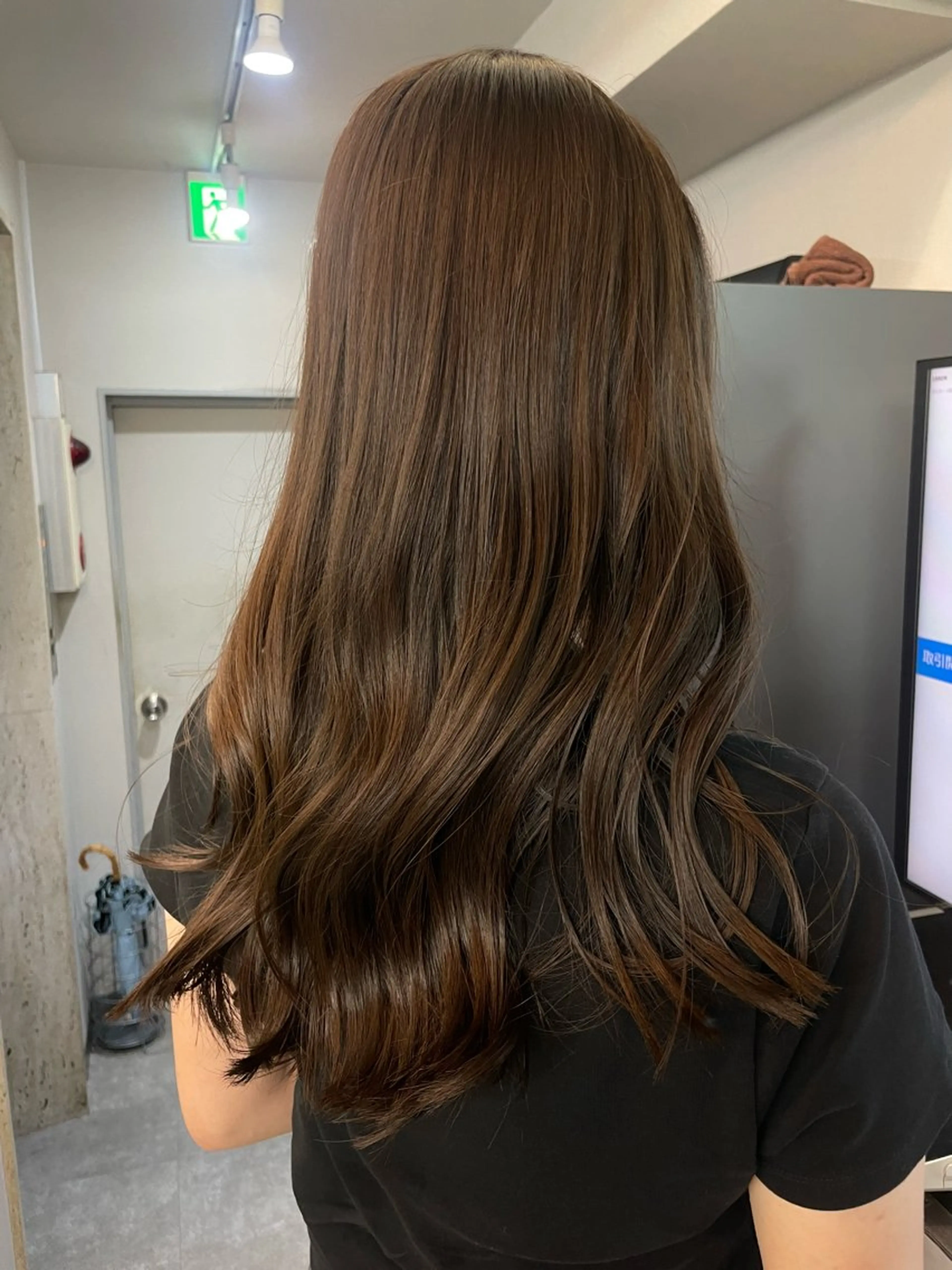 セミロング カット ヘアカラー 🐶メンズカット SYUMA🐶のヘアスタイル