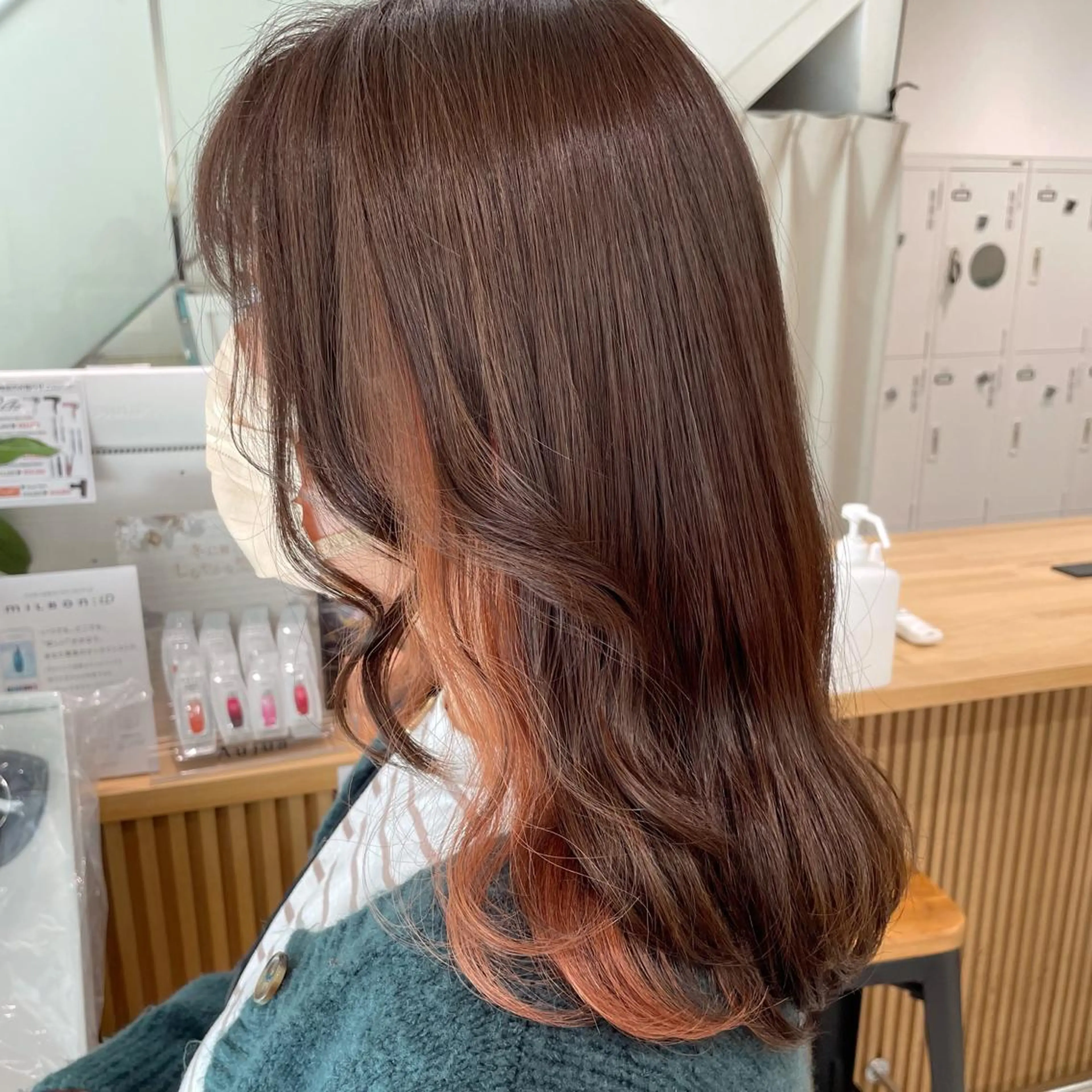 ミディアム カラー これた🧸ヘアメ職人 ♡髪質改善♡カラーのヘアスタイル
