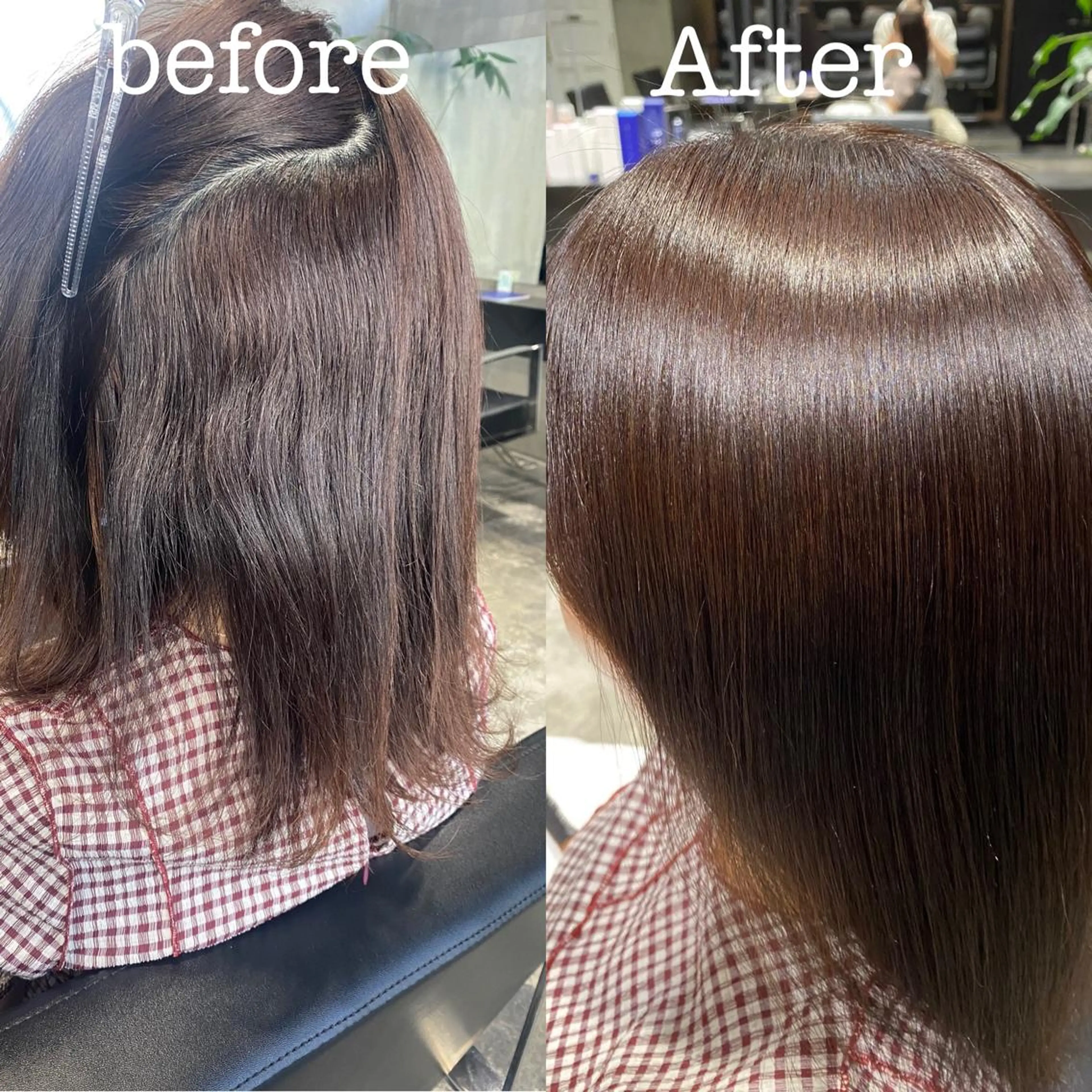 セミロング 縮毛矯正 Mogami Kengoのヘアスタイル