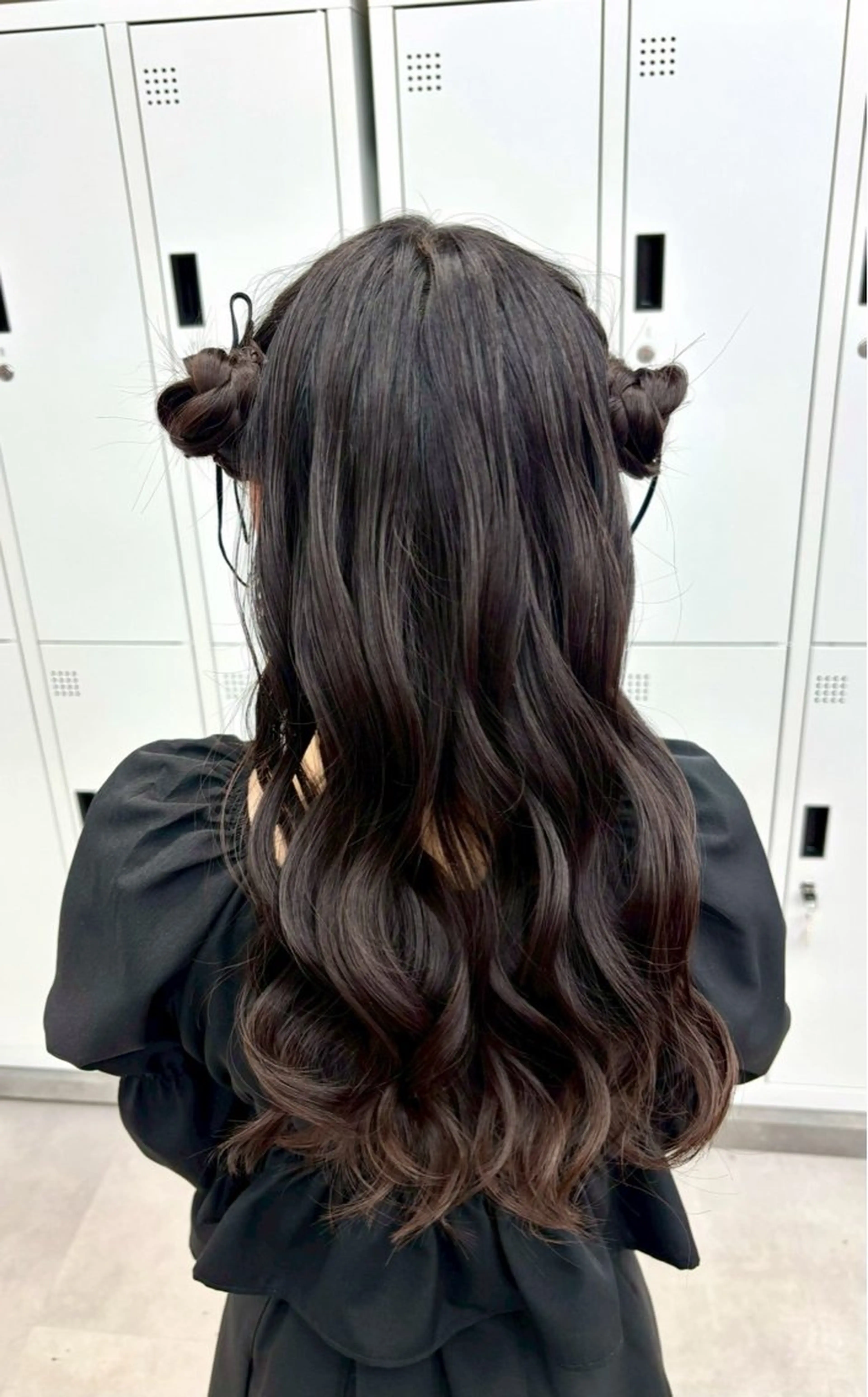 ロング ヘアアレンジ ヘアセット エクステ🫧アレンジ ￤横浜  ももはのヘアスタイル