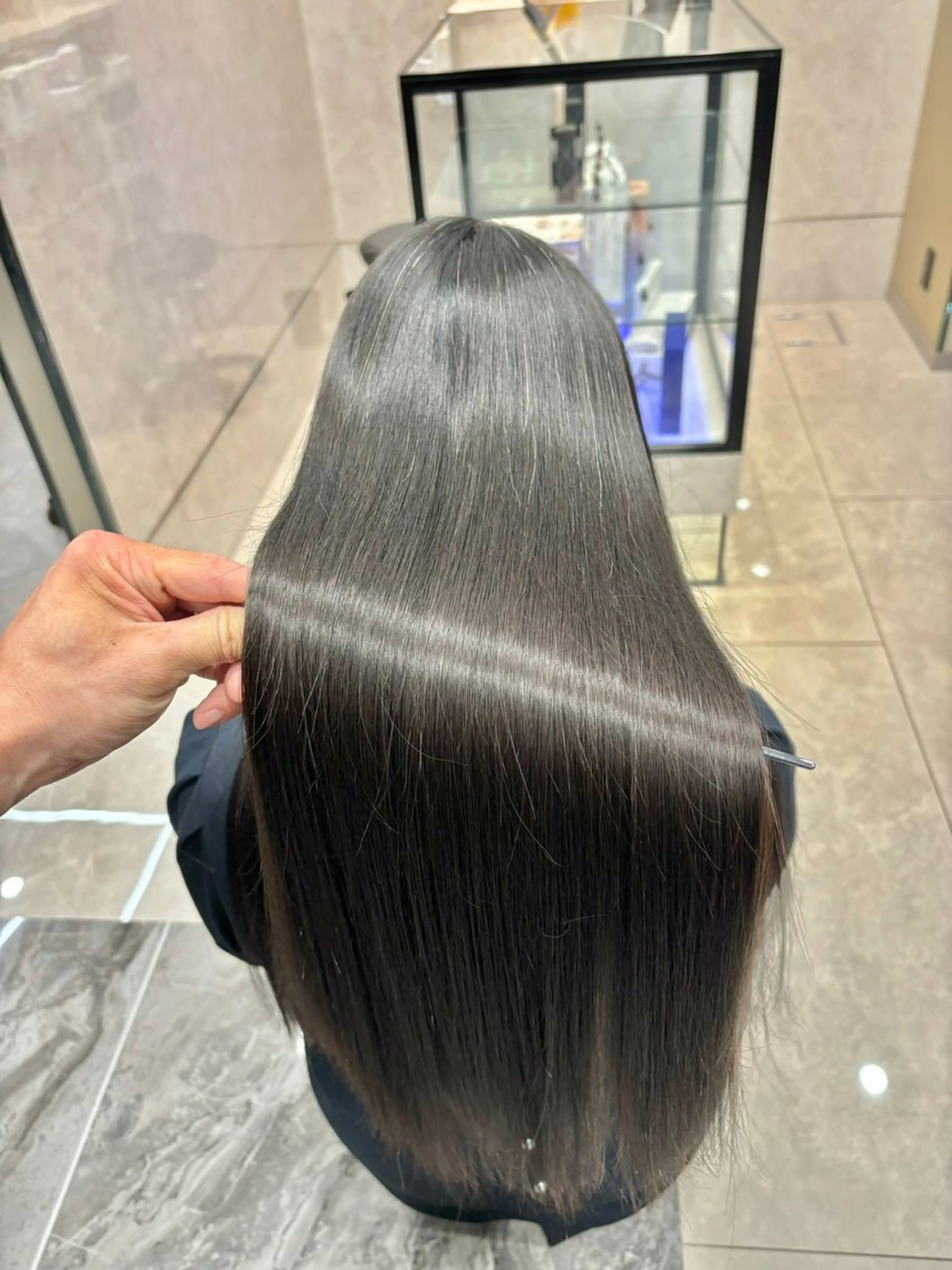 ロング 縮毛矯正 カット 縮毛矯正 ハルキミナトジャパン所属・藤田優介 [大宮/縮毛矯正]のヘアスタイル