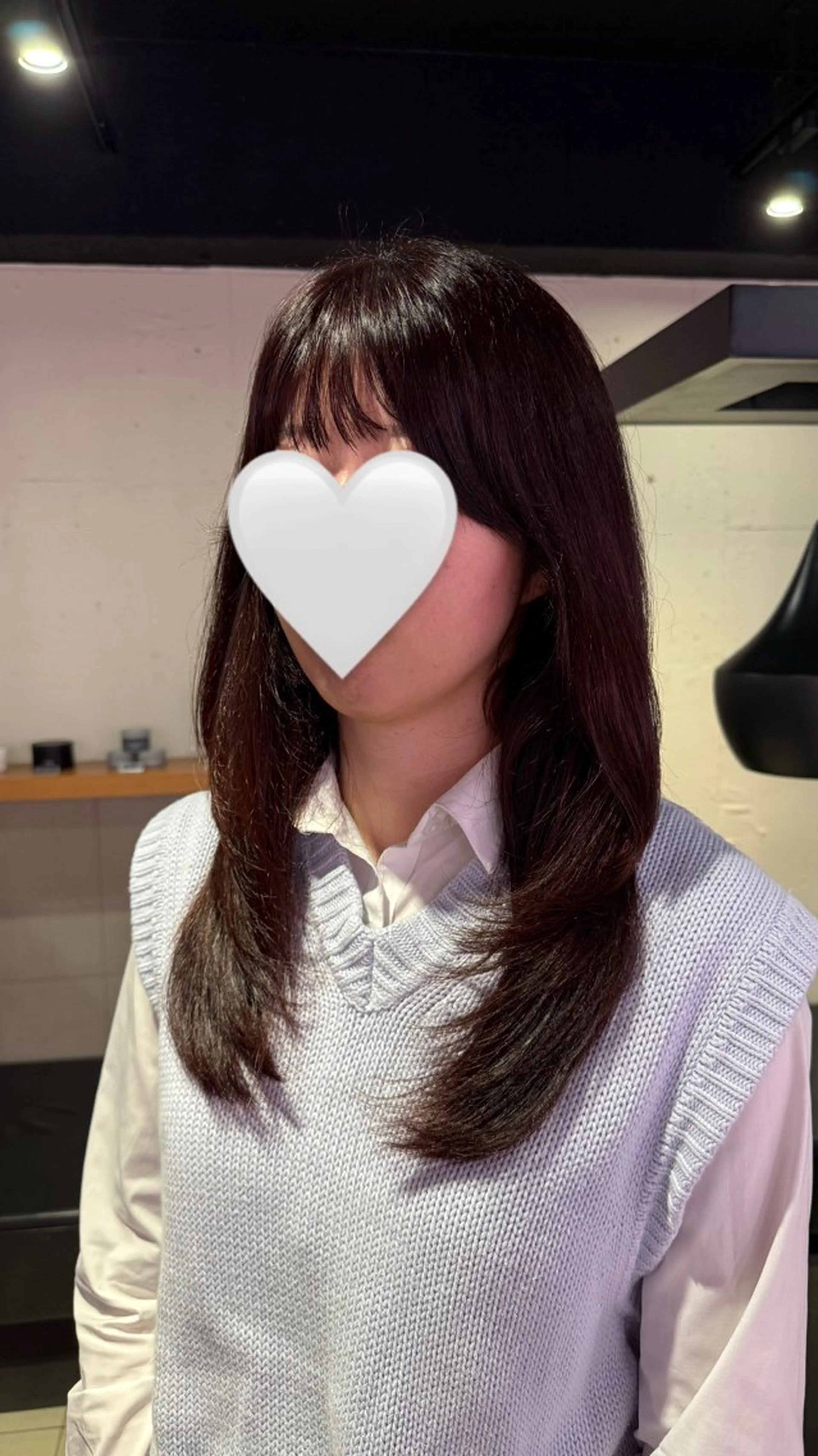 ロング カラー カット ヘアカラー シカダ ココア🦌のヘアスタイル