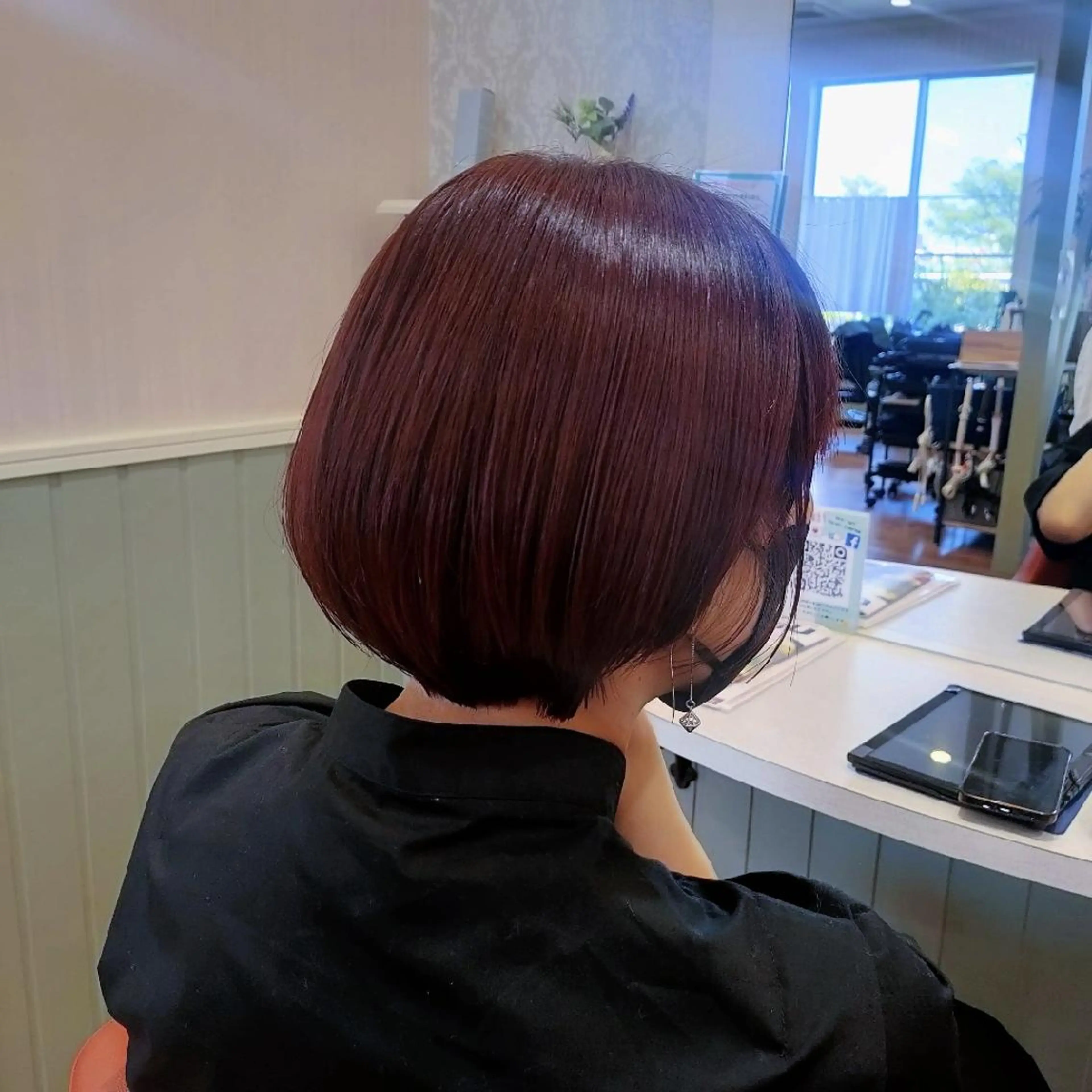 ショート ショートボブ ボブ ショートヘア R hair🧡 伊藤美和🤎のヘアスタイル