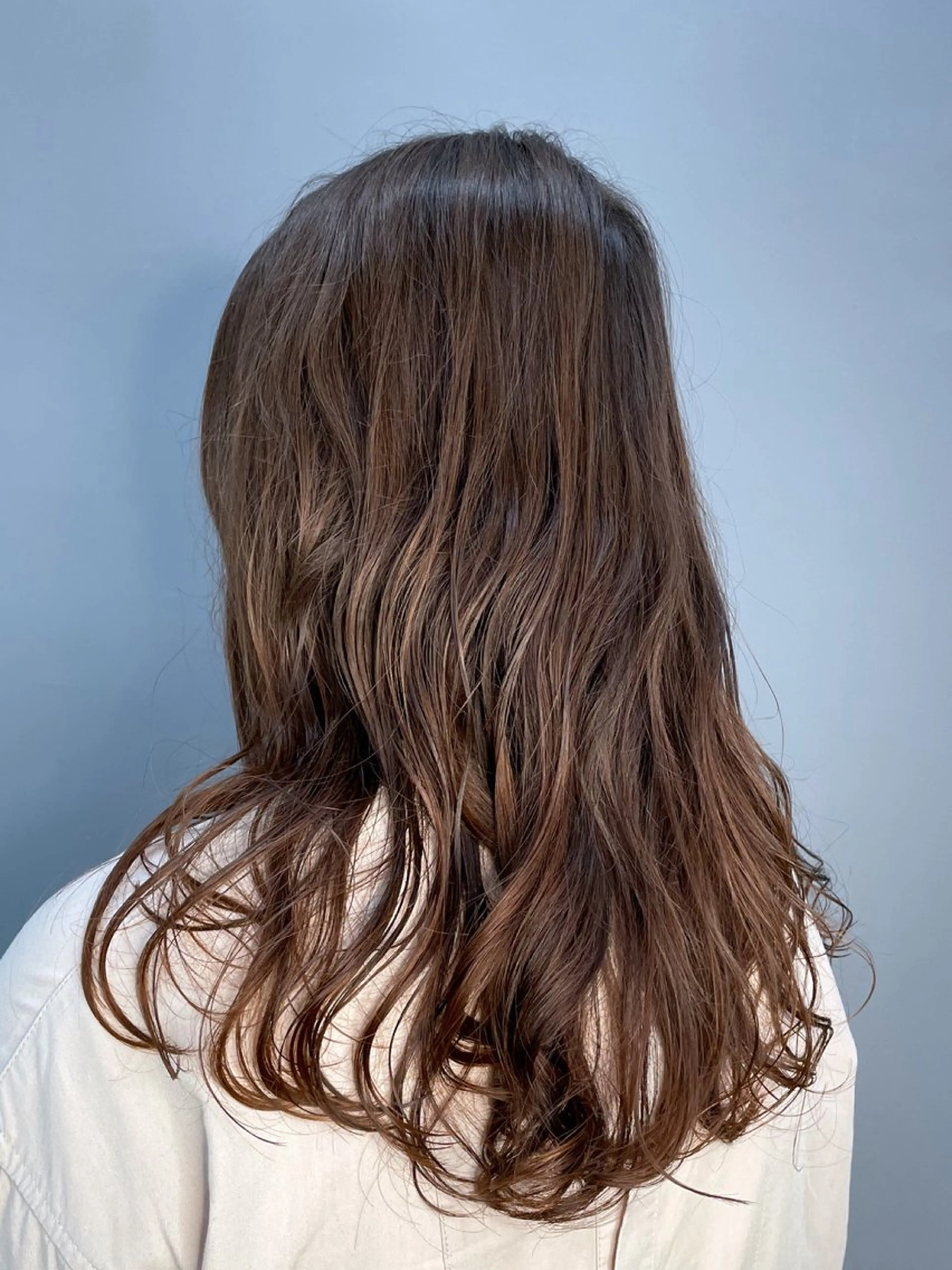 セミロング パーマ 透明感カラー/韓国風 /清水翔太のヘアスタイル