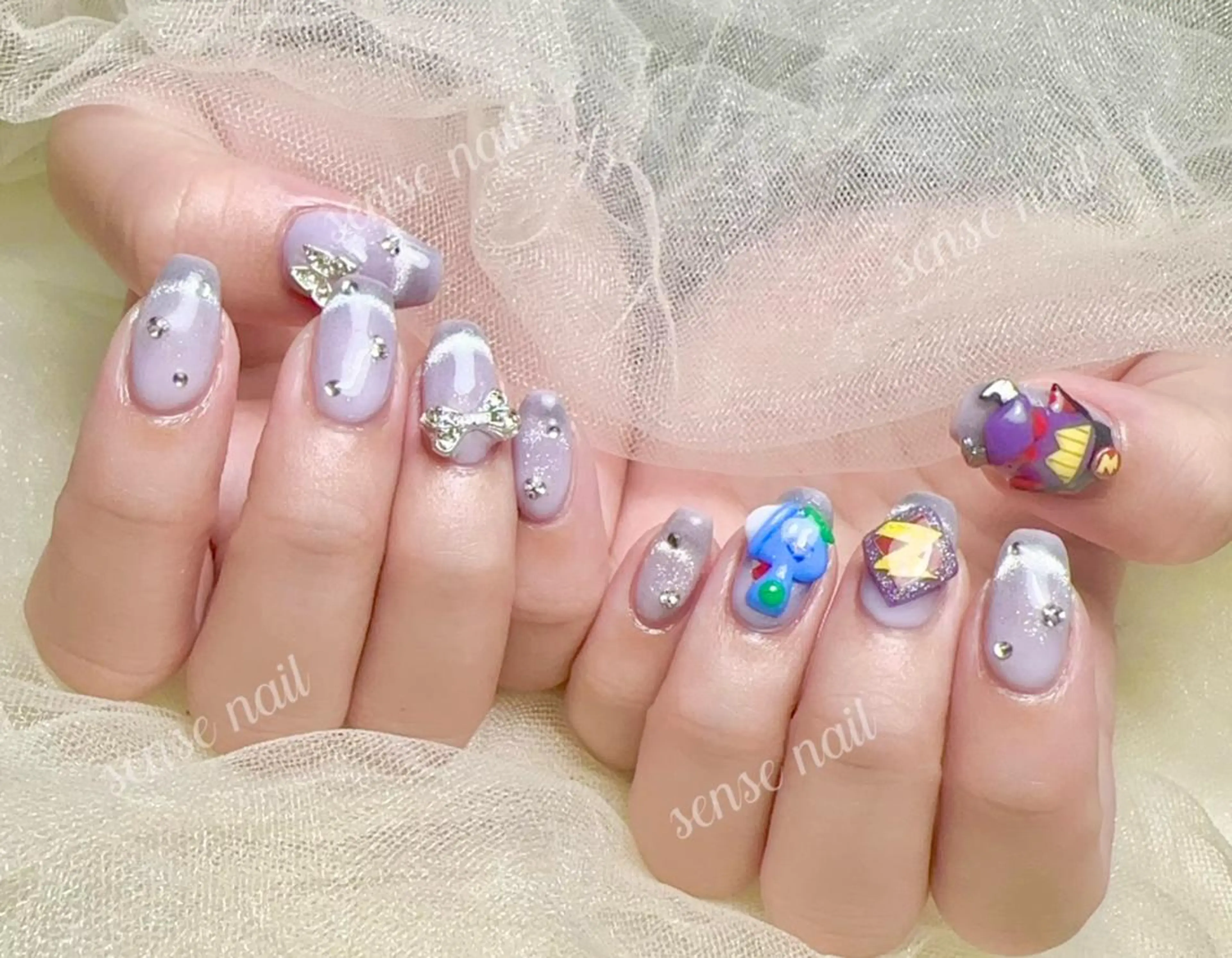 ネイル ハンドネイル ハンドケア Bunny 🐰のネイルデザイン