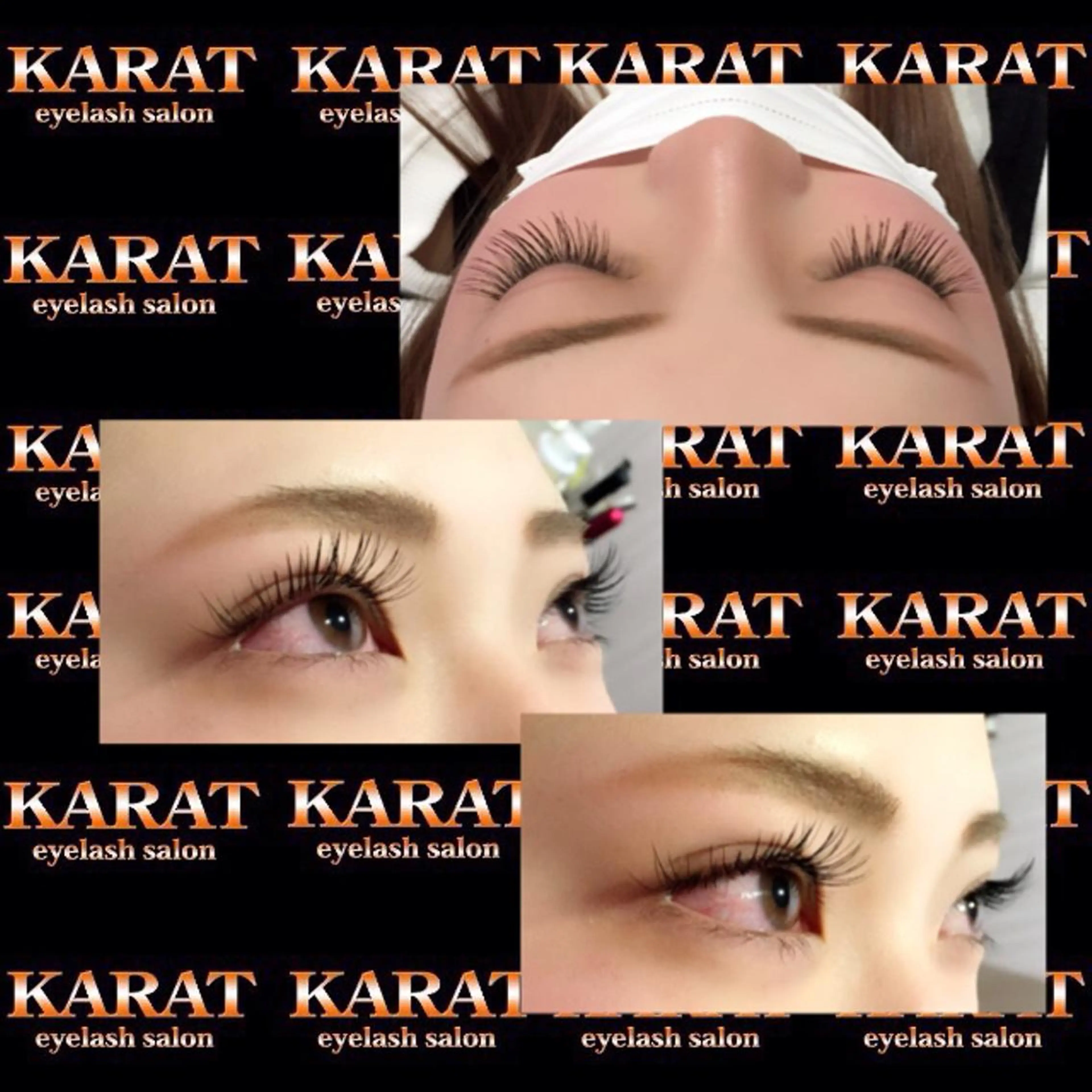 マツエク・マツパ フラットラッシュ Jカール ★KAEDE★伊勢崎 【KARAT】のマツエク・マツパデザイン