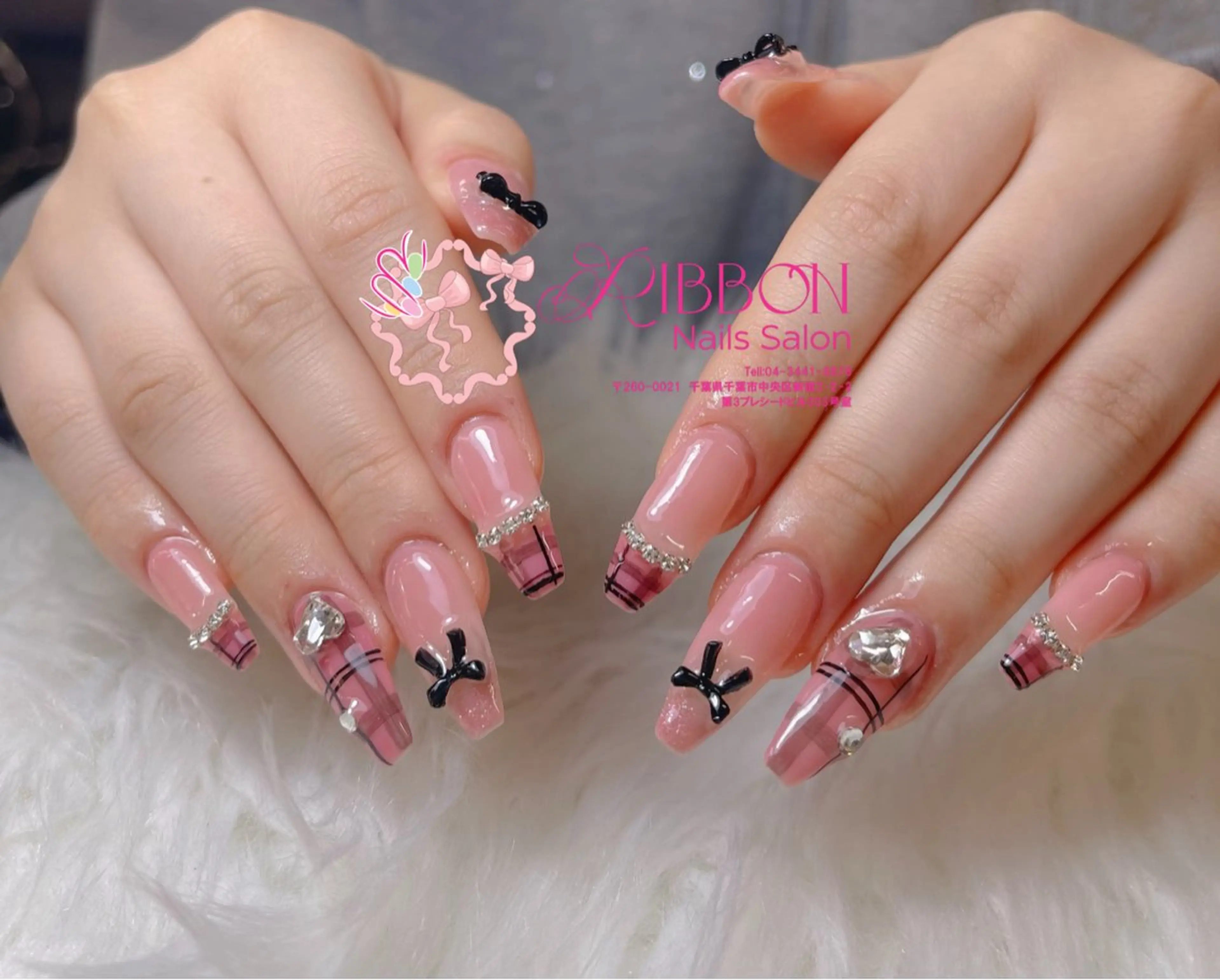 ネイル チークネイル フットネイル フレンチネイル グラデーション 韓国ネイル ハンドネイル Ribbonnail salonのネイルデザイン