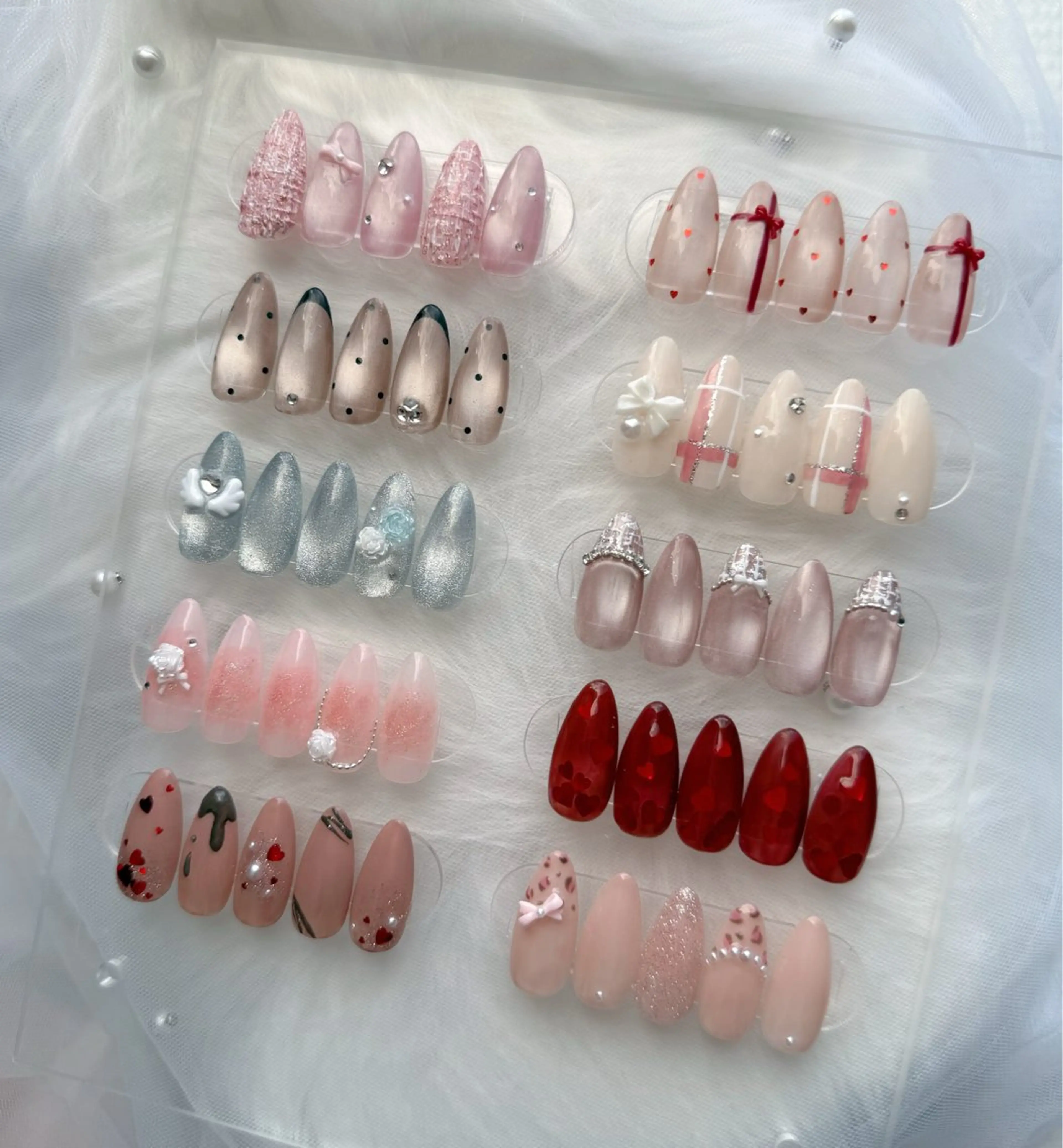 ネイル mau🩵nail 堺筋本町｜心斎橋のネイルデザイン