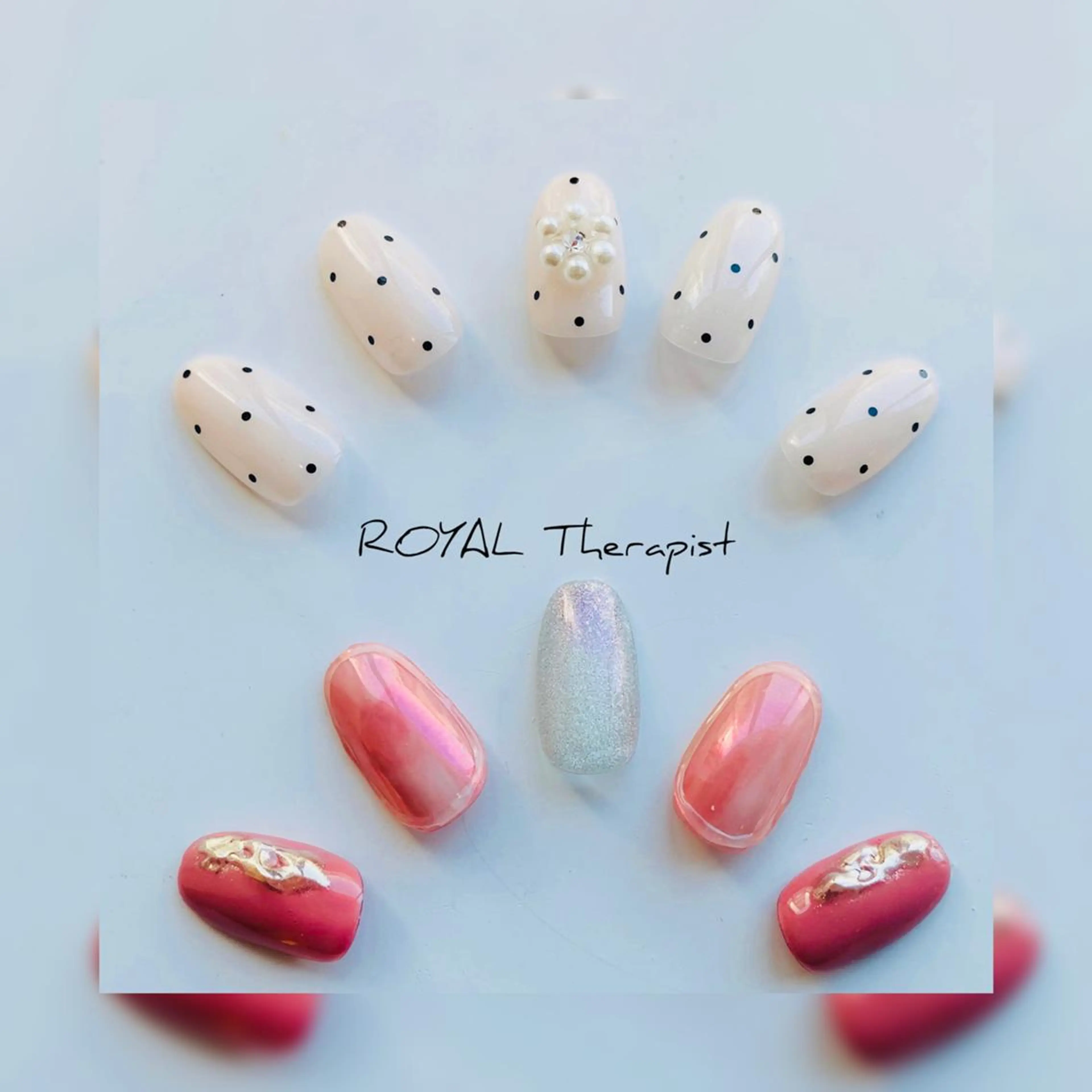 ネイル ハンドネイル 【山岡】 ロイヤル•セラピストのネイルデザイン