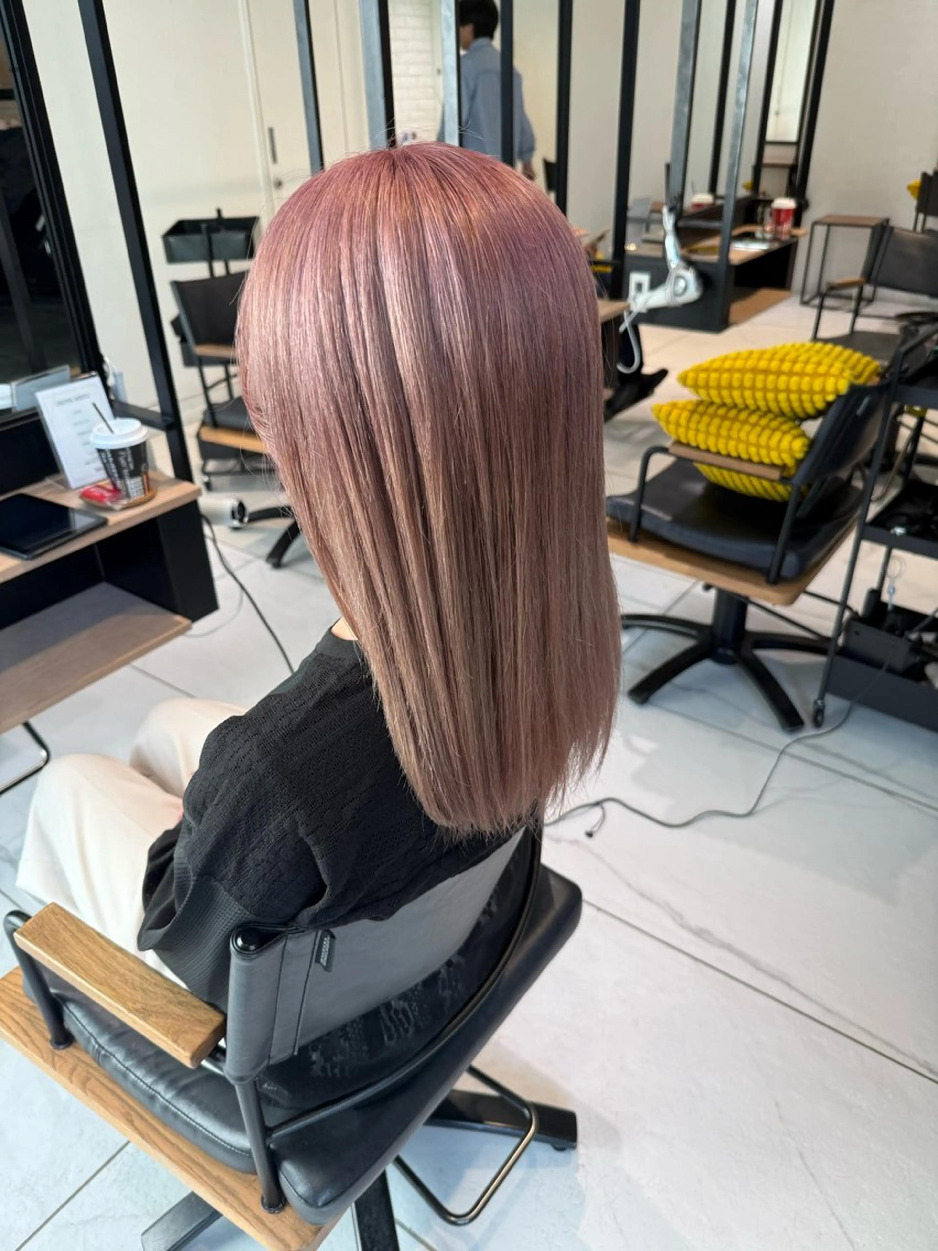 セミロング カラー 銀座【全店リピート 率No1🥇】トグチのヘアスタイル