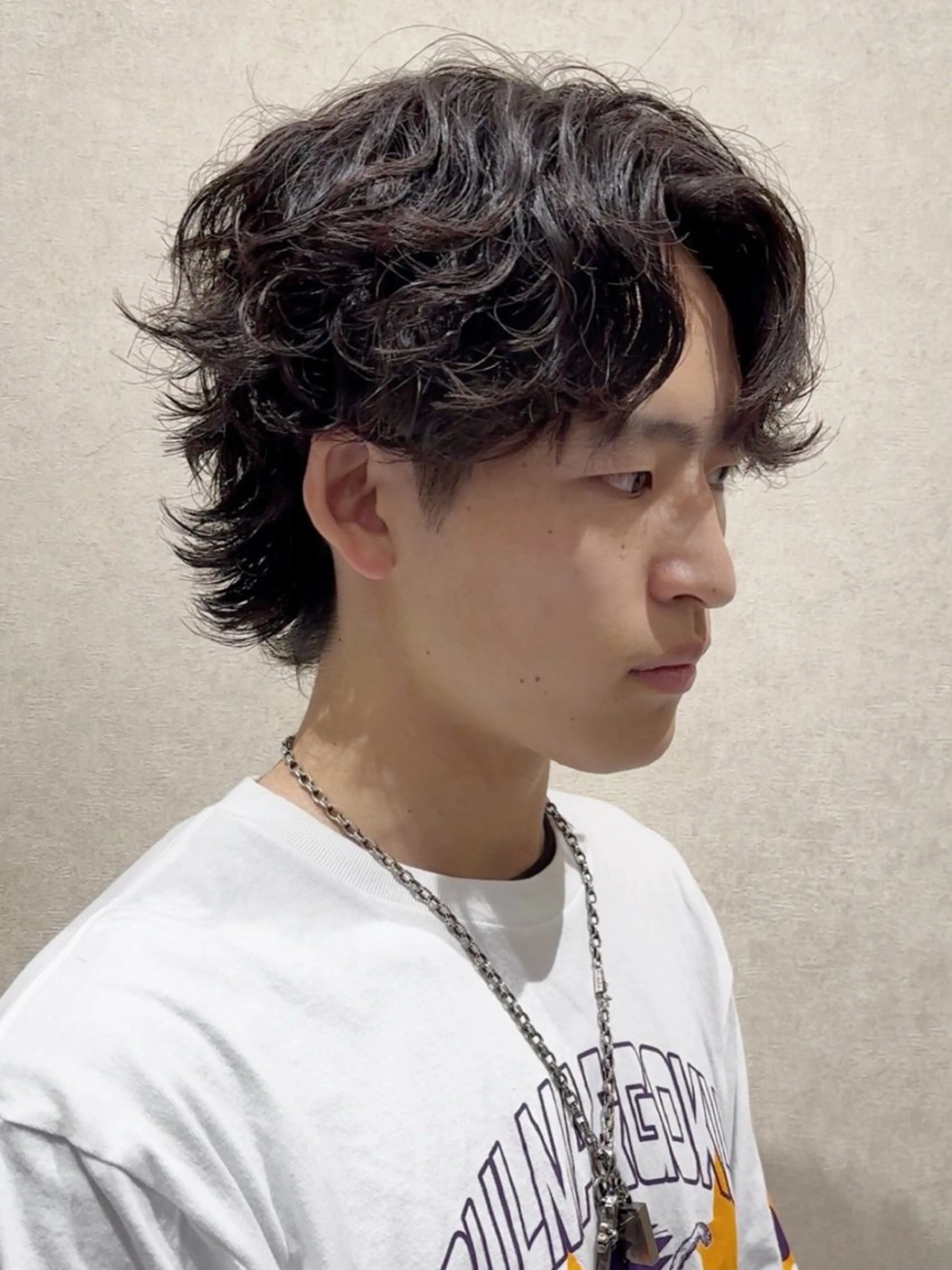 パーマ メンズ 中尾 碧斗のヘアスタイル