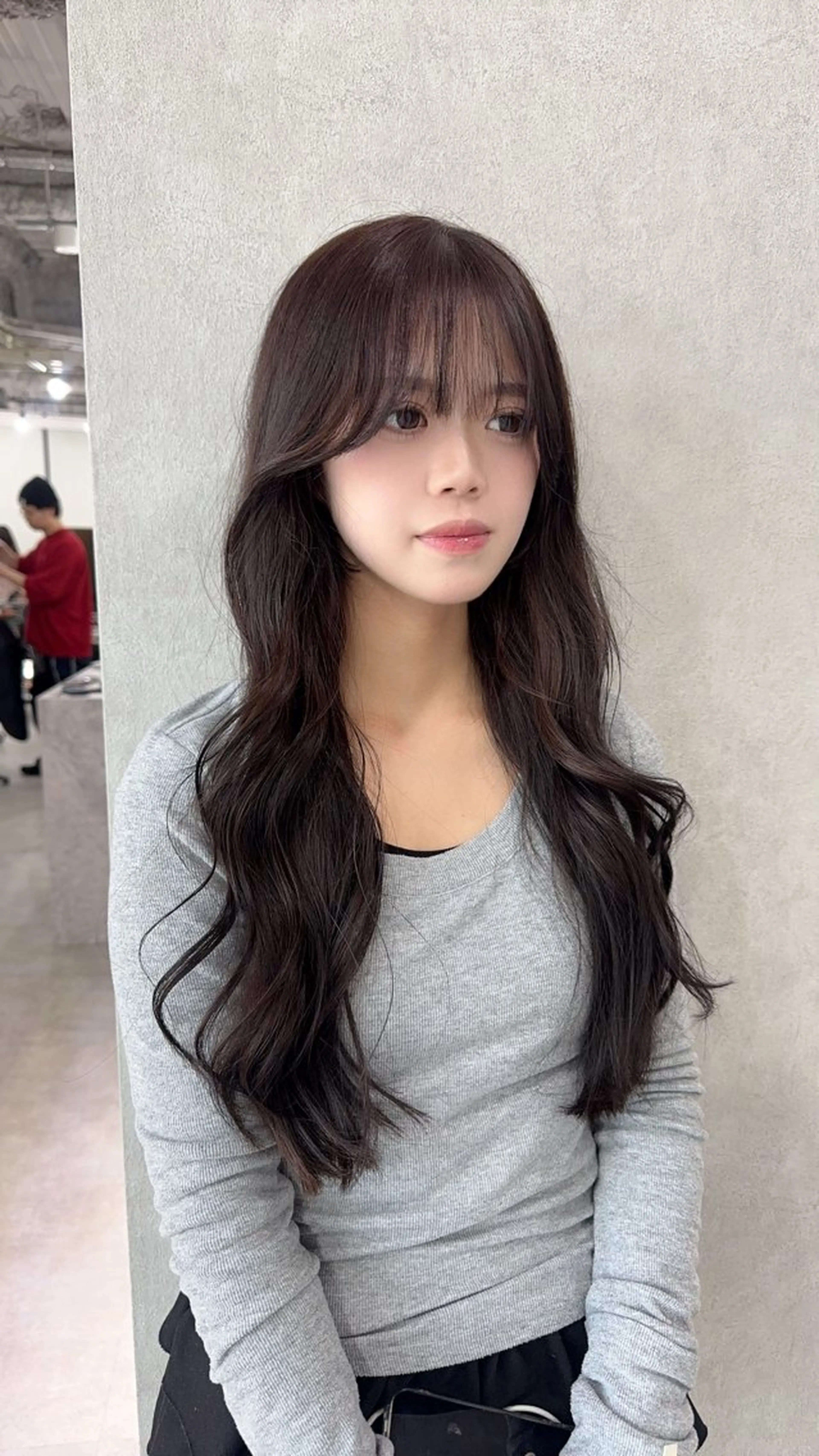 ロング カラー ブリーチ ブラウンカラー ショコラブラウン ショコラグレージュ 透明感カラー カット ヘアカラー トリートメント 赤み無し柔らかカラー 【梅田】madokaのヘアスタイル