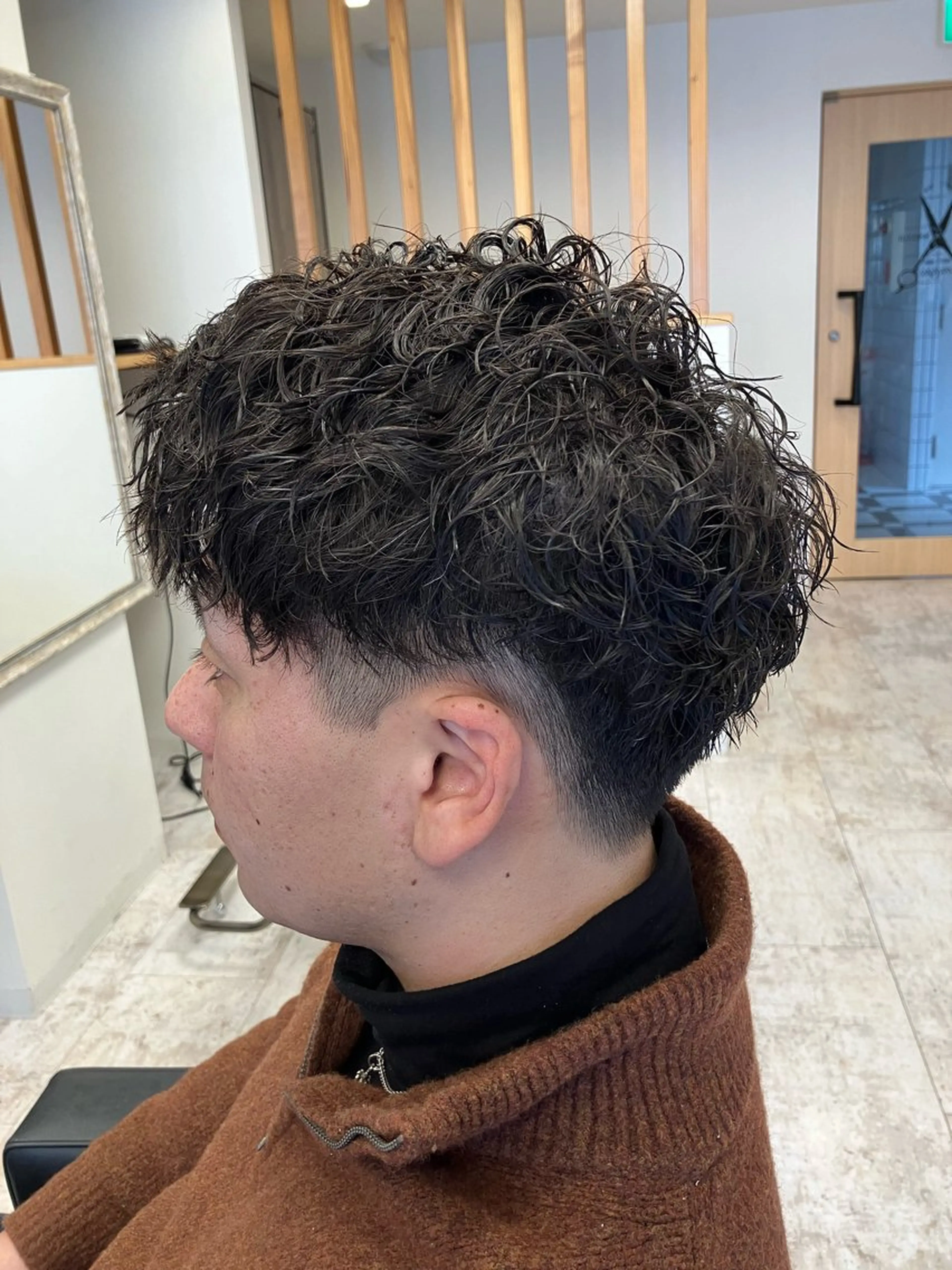 パーマ メンズ カット パーマ メンズ特化/パーマ/ フェードWATARUのヘアスタイル