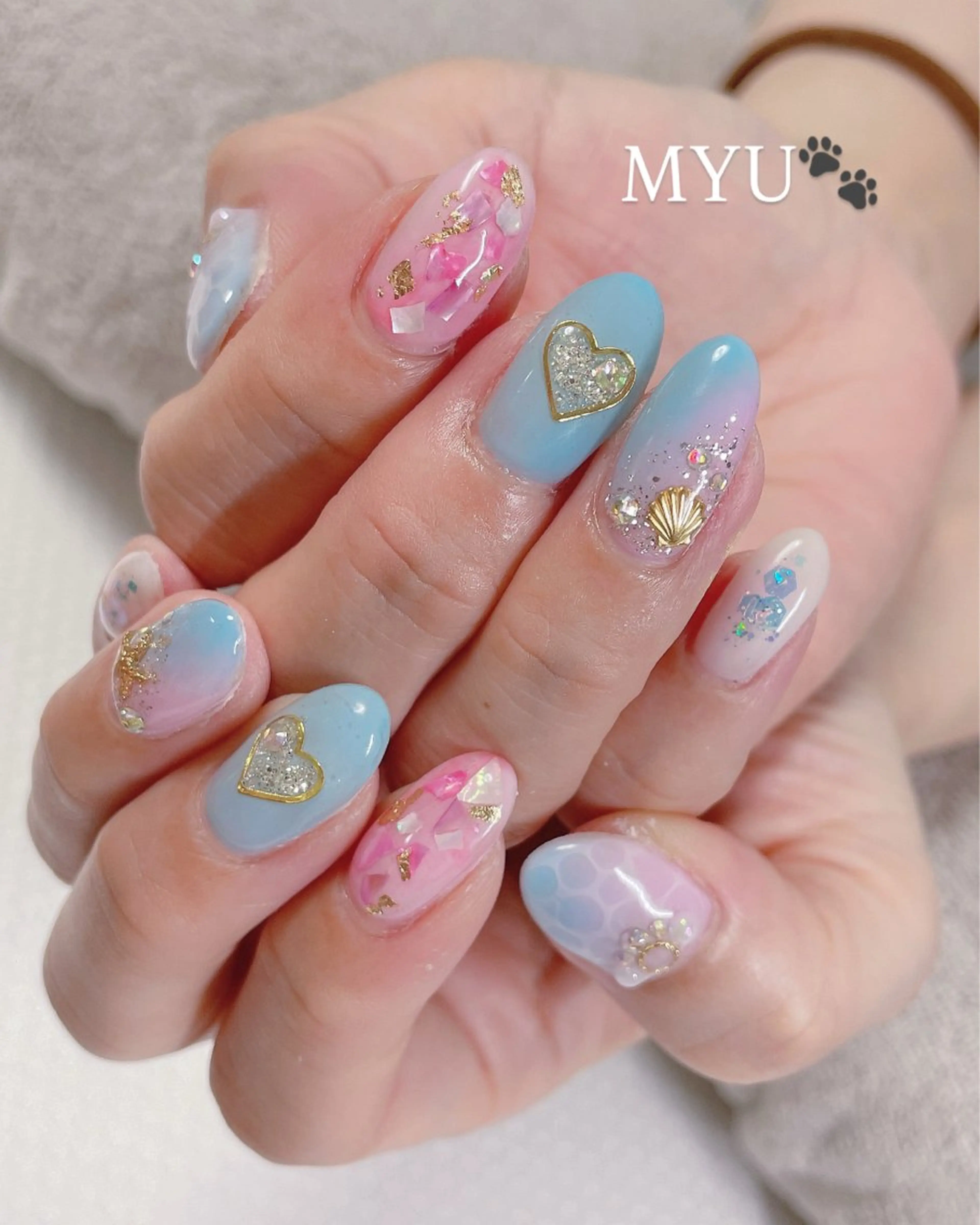 ネイル ハンドネイル nail salon MYUのネイルデザイン