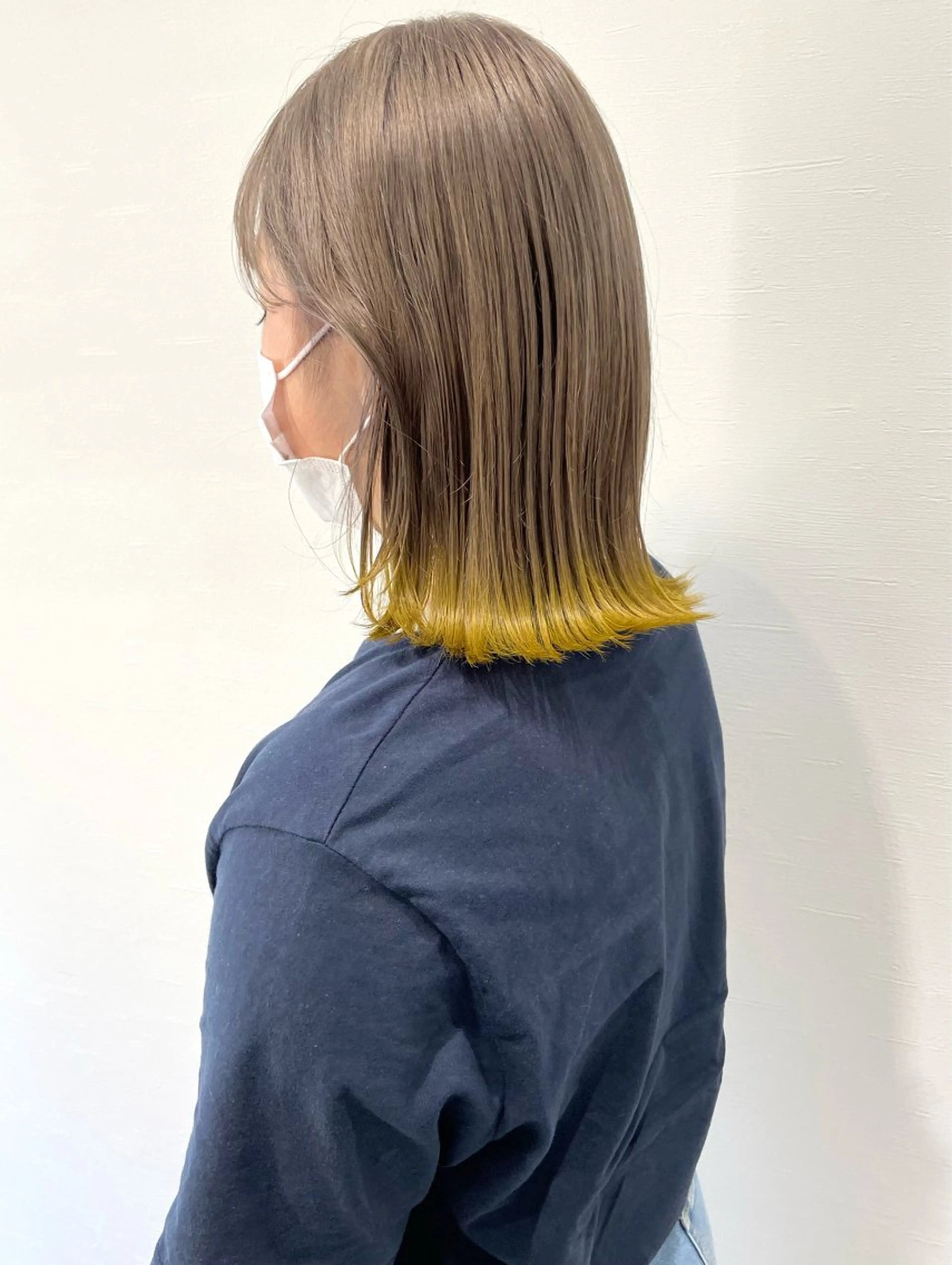 カラー 🫧似合わせ前髪/ 小顔カットくろ🫧のヘアスタイル