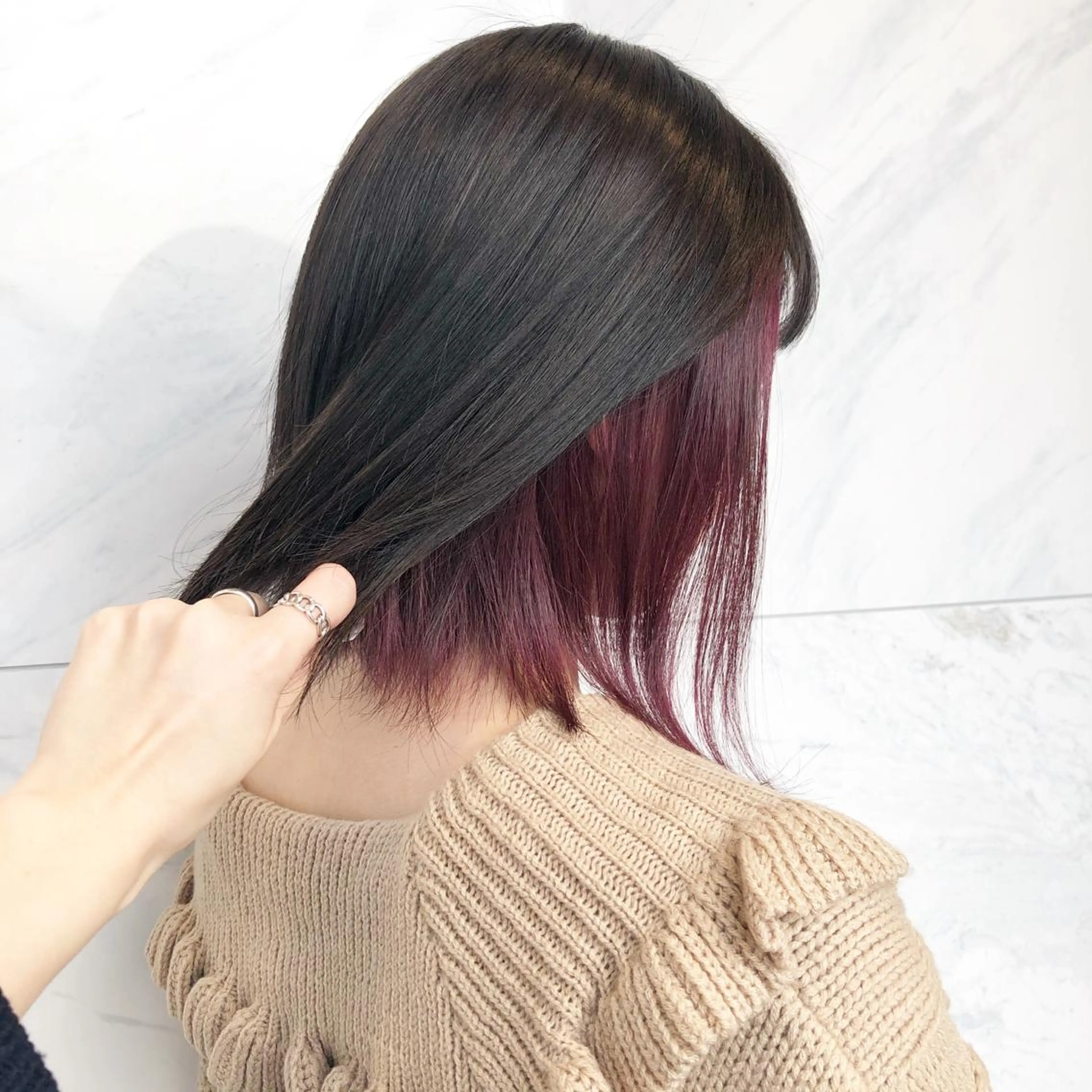 ショート カラー ヘアアレンジ yoshino yukoのマツエク・マツパデザイン