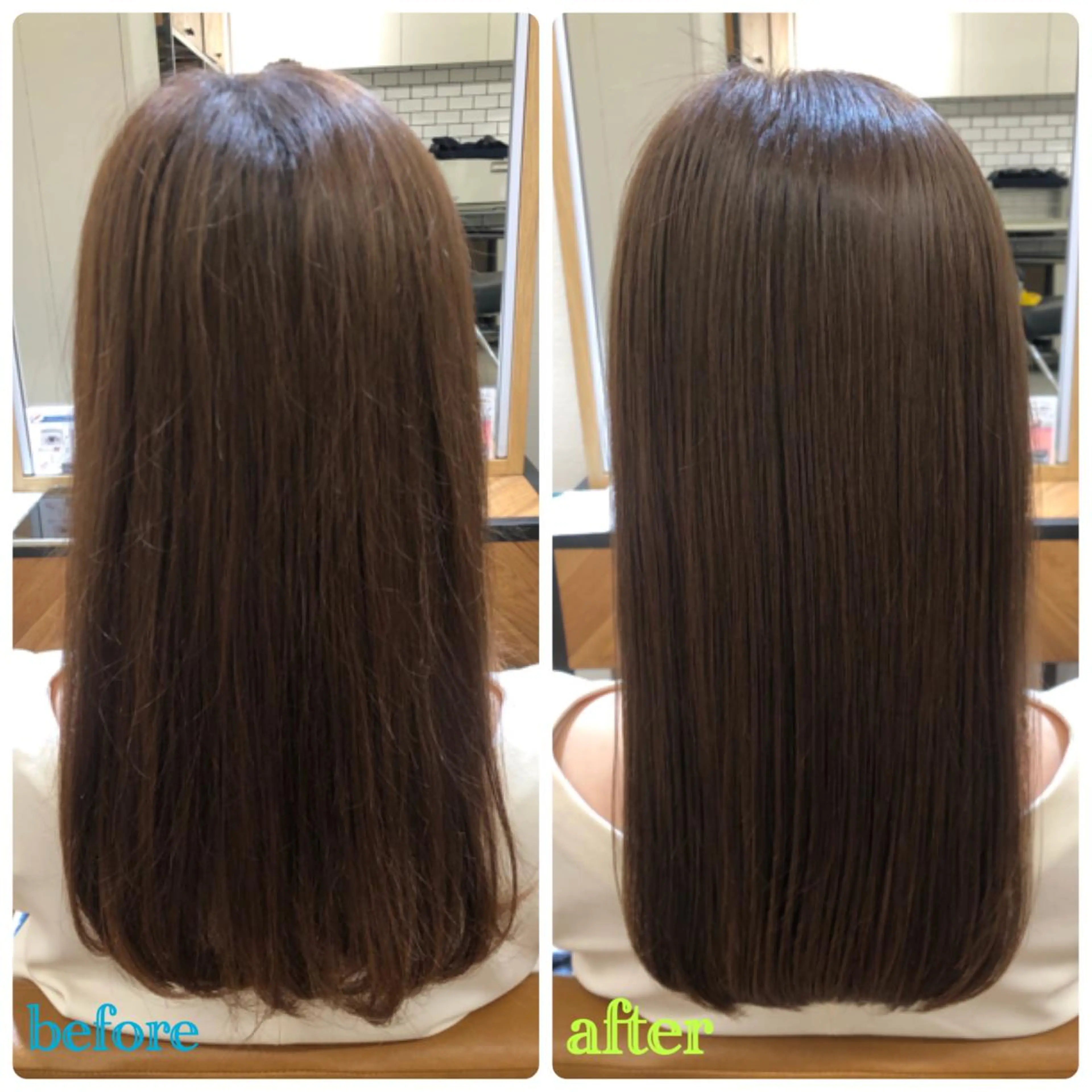 ロング アッシュ トリートメント 榎 菜摘のヘアスタイル