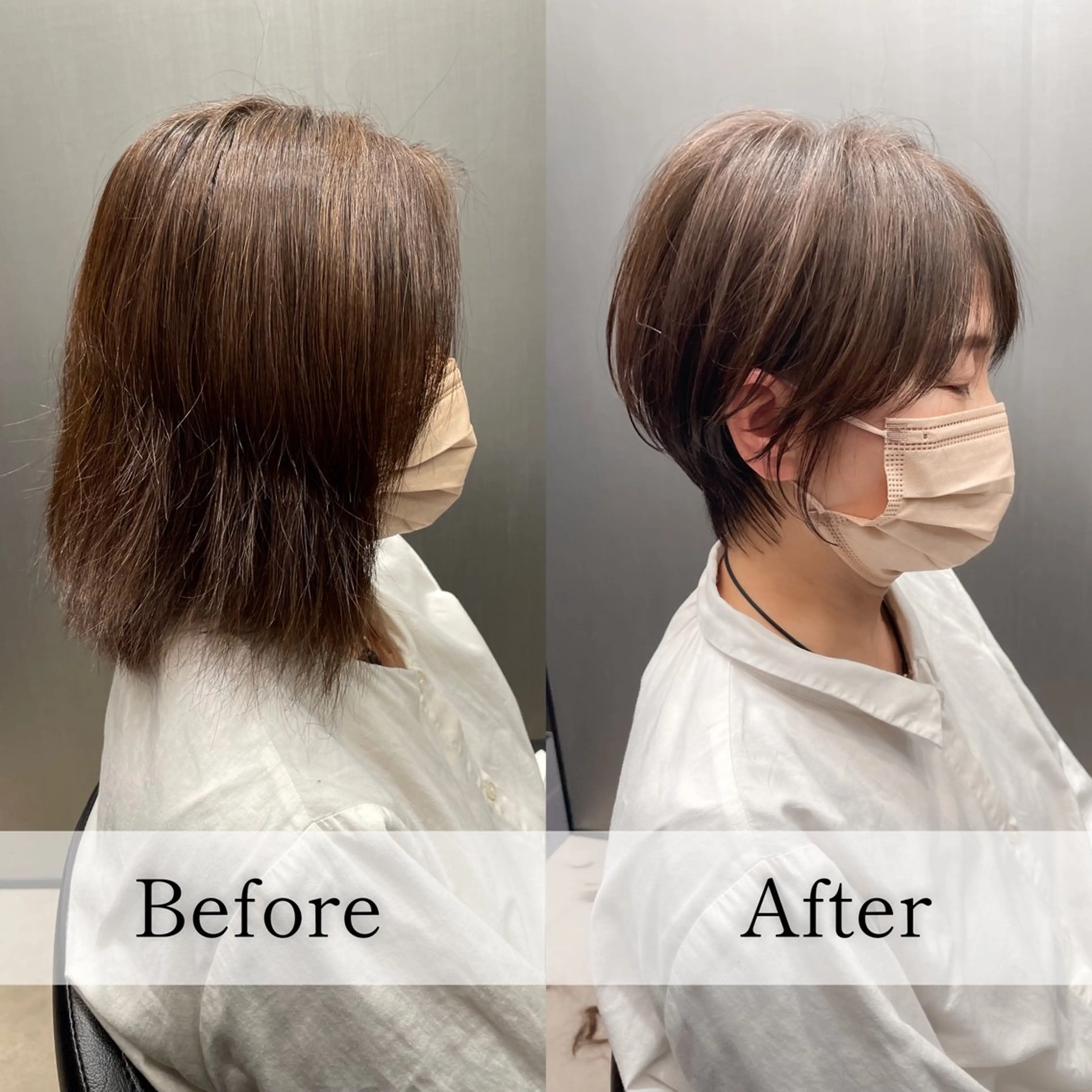 ショート くびれヘア ハイライト ショートヘア Maison Ideal所属・松尾 祐輝のヘアスタイル