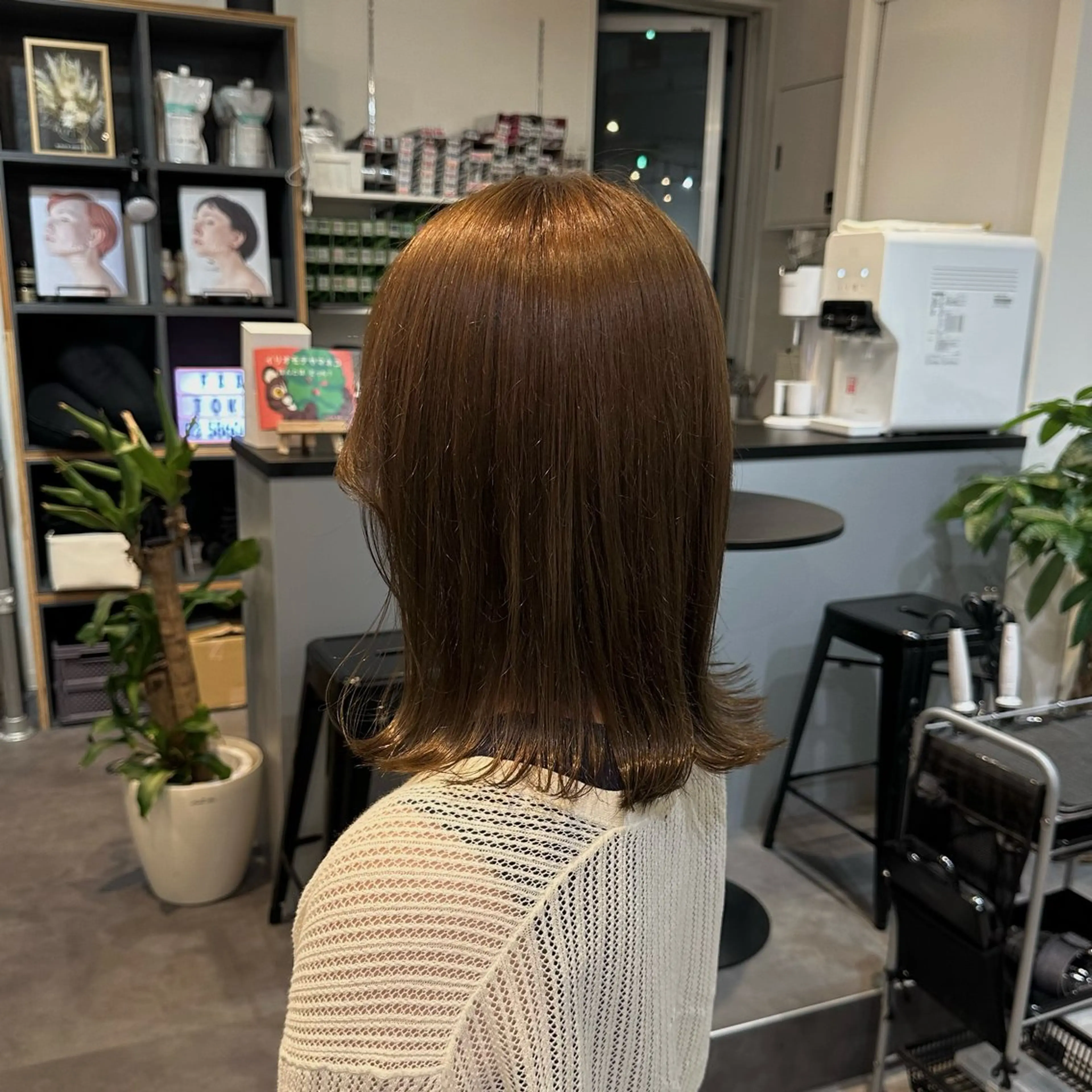 ミディアム カラー カット ヘアカラー ﾚｲﾔｰ/ﾊｲﾄｰﾝ WAKANAのヘアスタイル