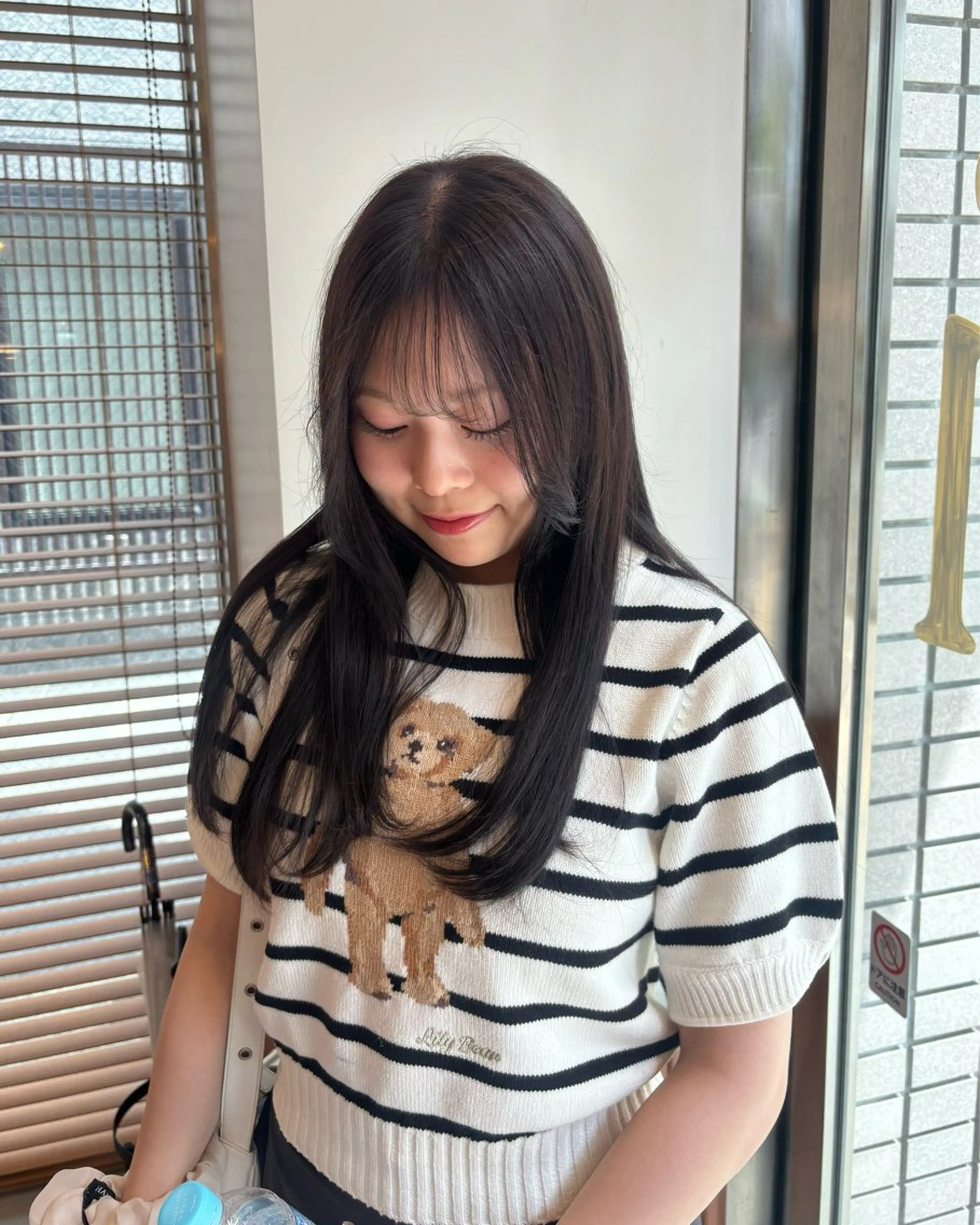 ロング カラー ラベンダーカラー ヘアカラー トリートメント SASAnagano 堀内未梨のヘアスタイル