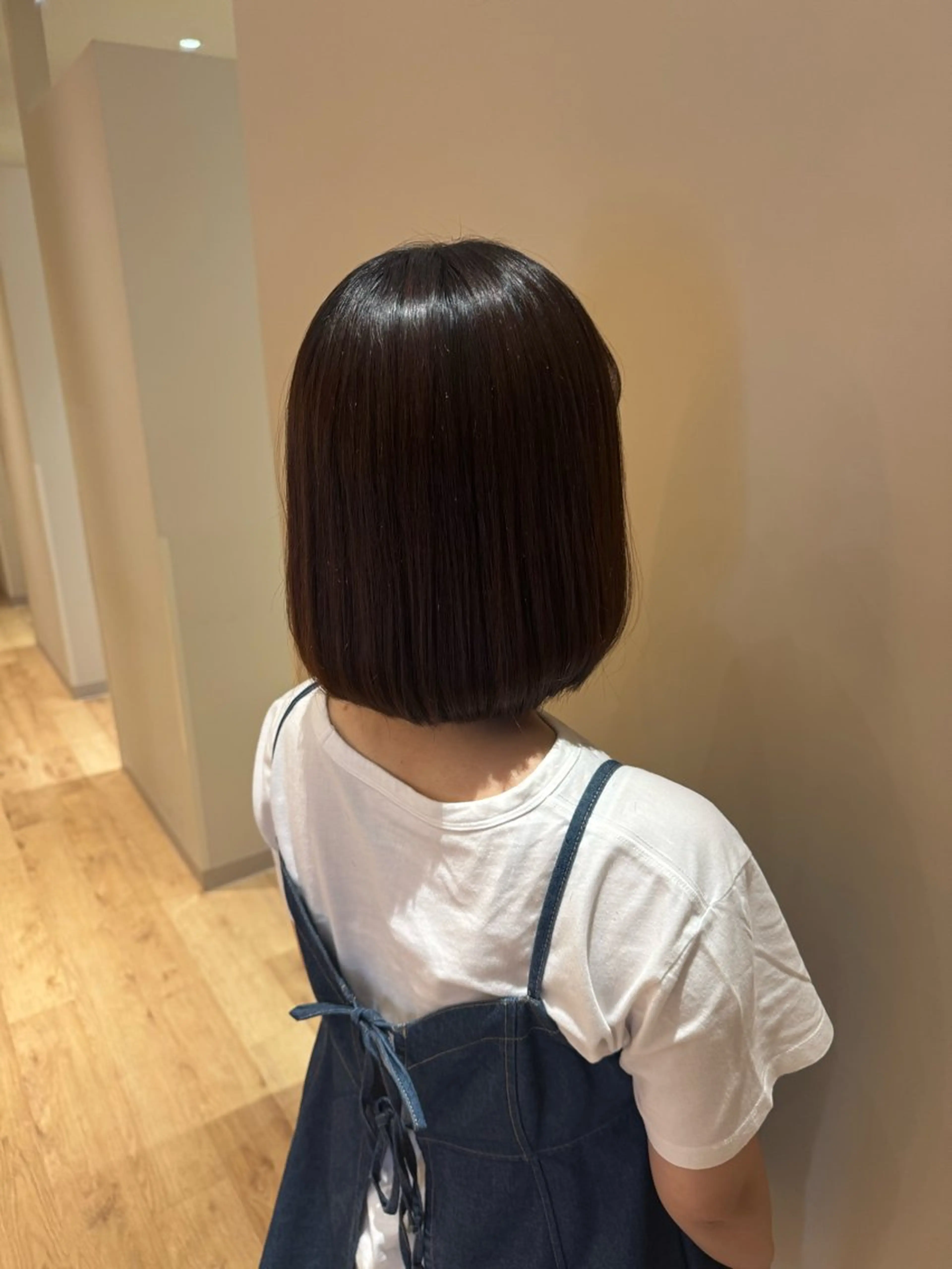 ショート ボブ カット 黒島優香🦋 /縮毛矯正/髪質改善のヘアスタイル