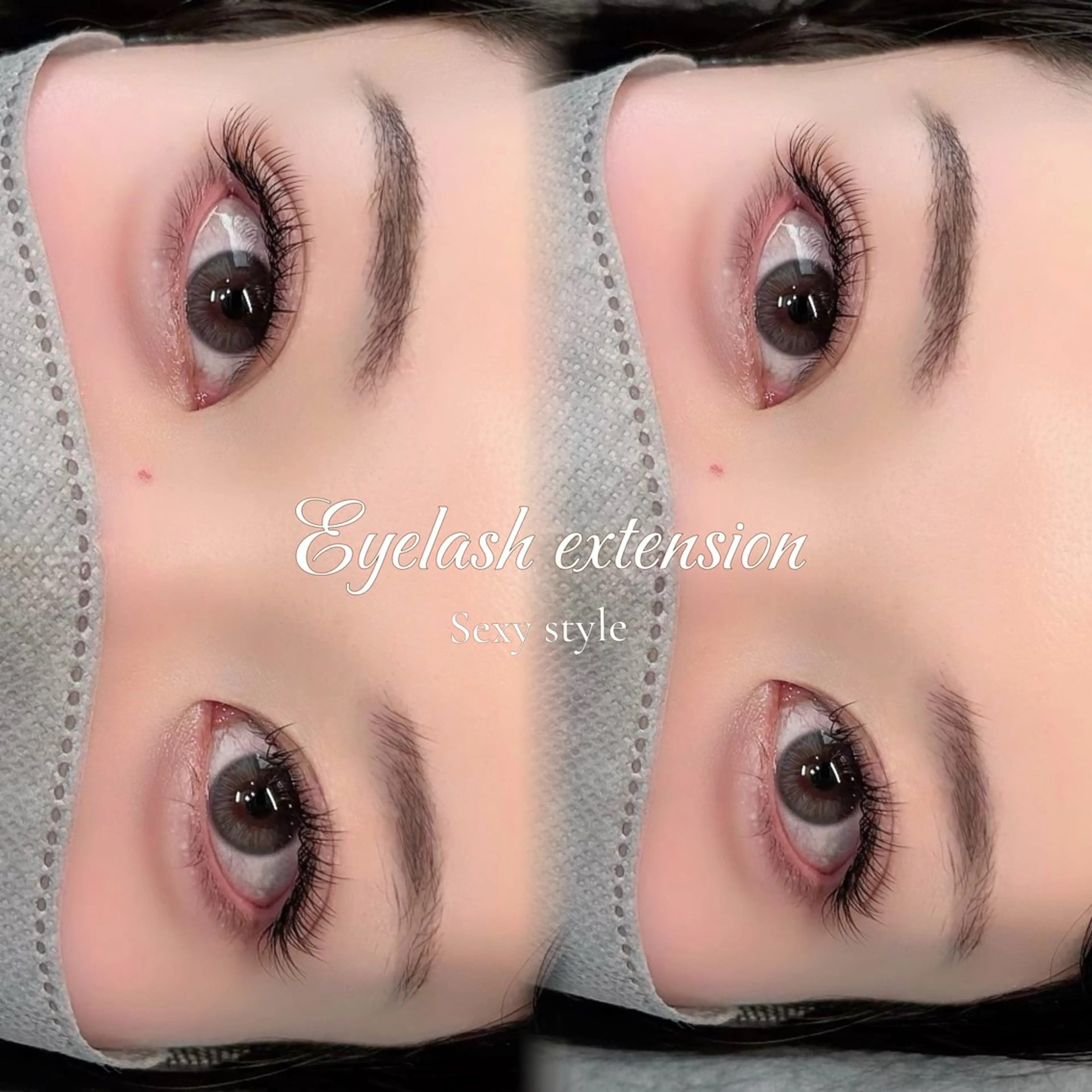 マツエク・マツパ 目尻長め ᴘʟᴀᴛɪɴᴜᴍ ᴅᴏʟʟ❤︎ʀɪɴᴀのマツエク・マツパデザイン