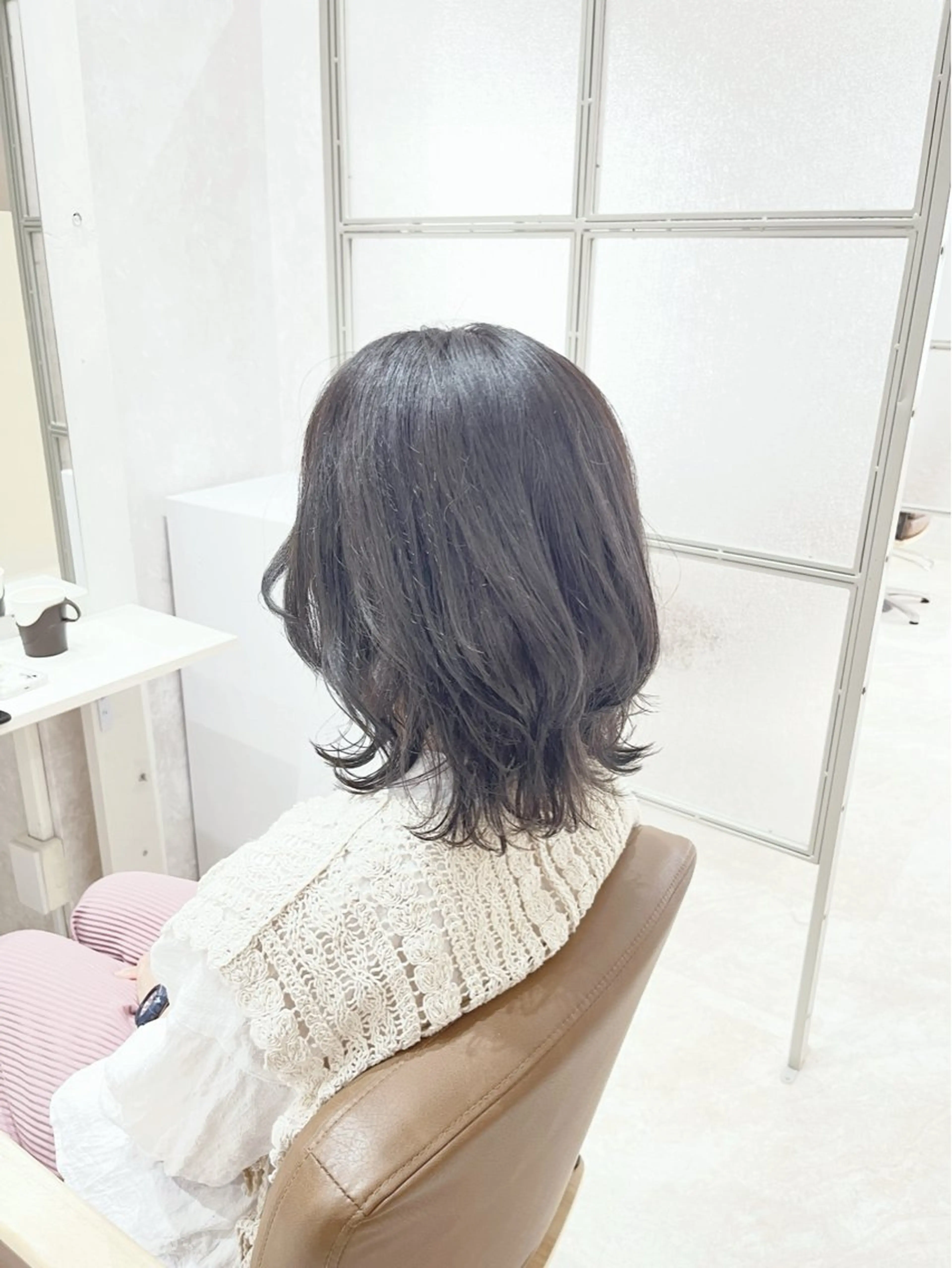 ミディアム 【ROSSO】 SHUHEIのヘアスタイル