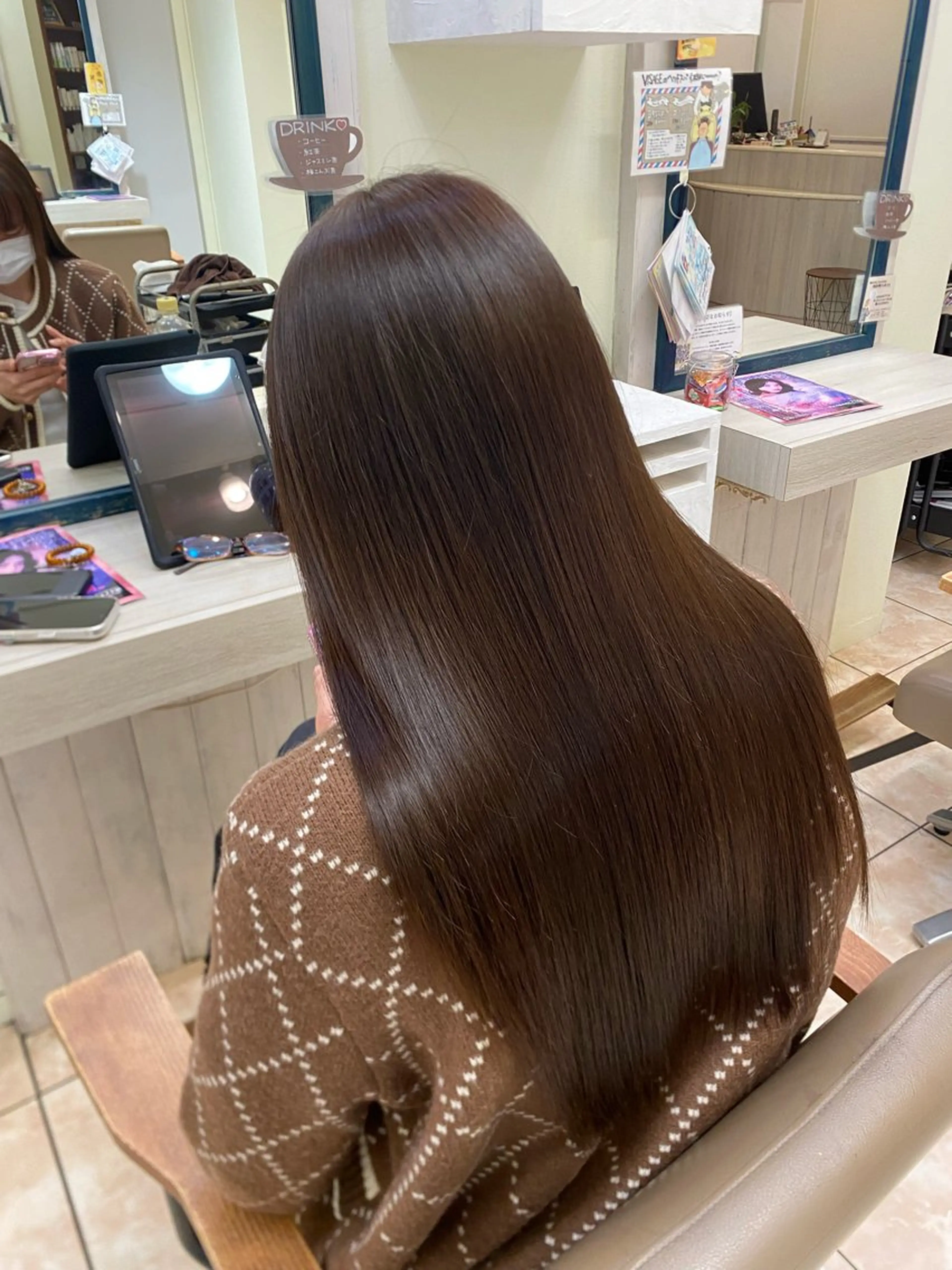 【艶髪カラー】ブリーチなしワンカラー🎀の写真