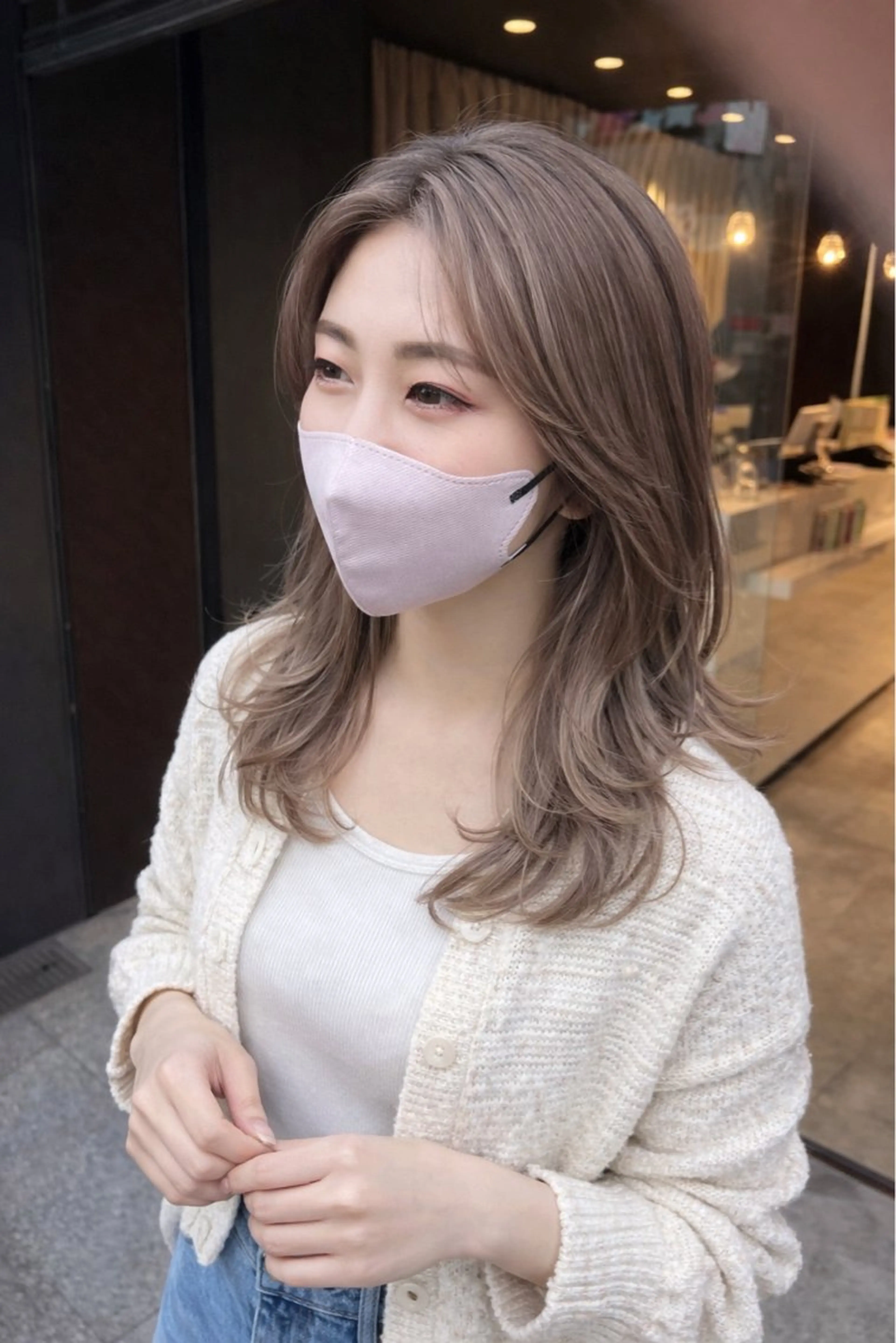 カラー 美髪矯正/髪質改善 /透明感ある艶カラーのヘアスタイル