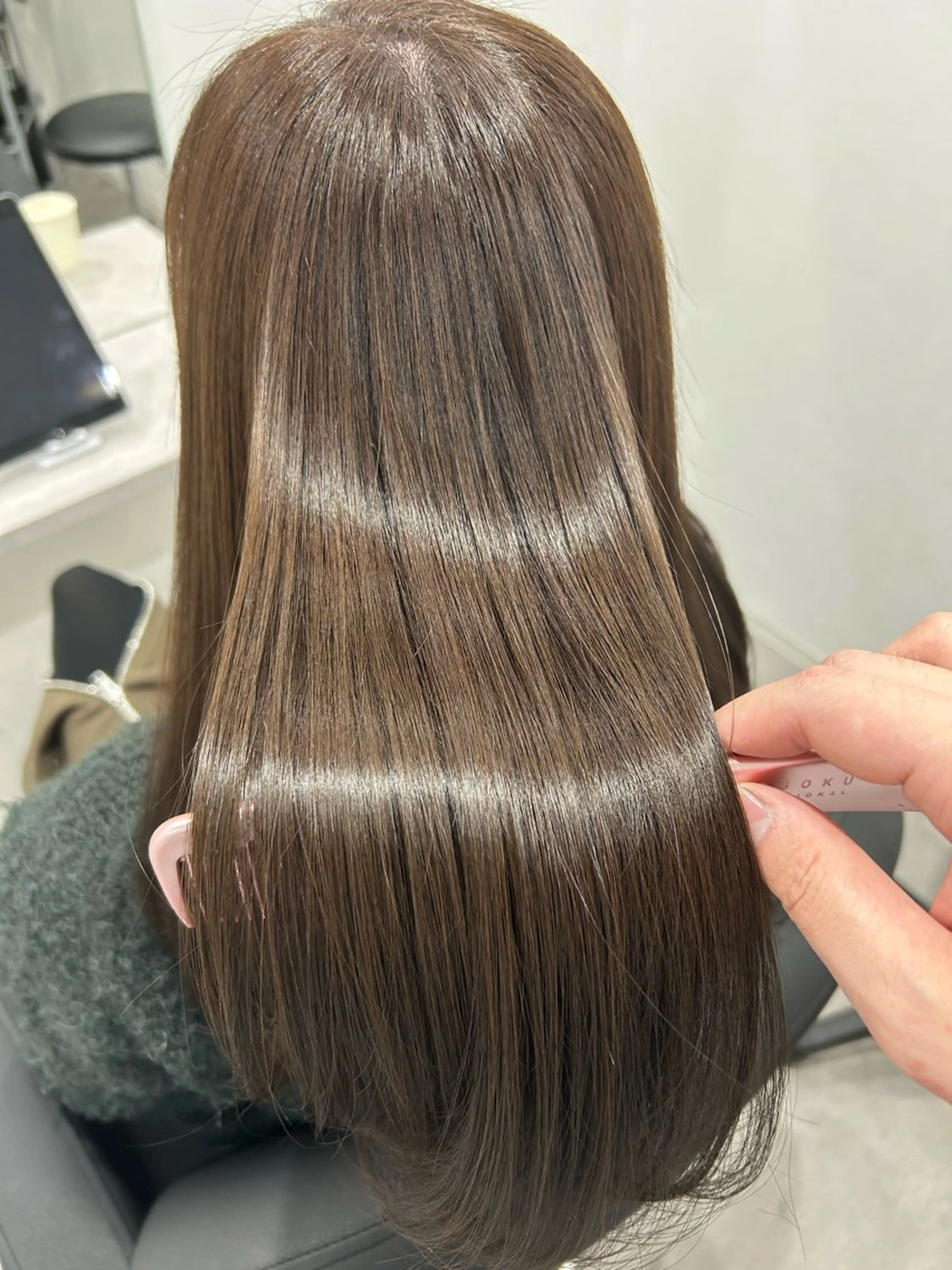 ✨極上補修✨キャラデコカラー+髪質改善メテオアルカリ酸熱トリートメントの写真